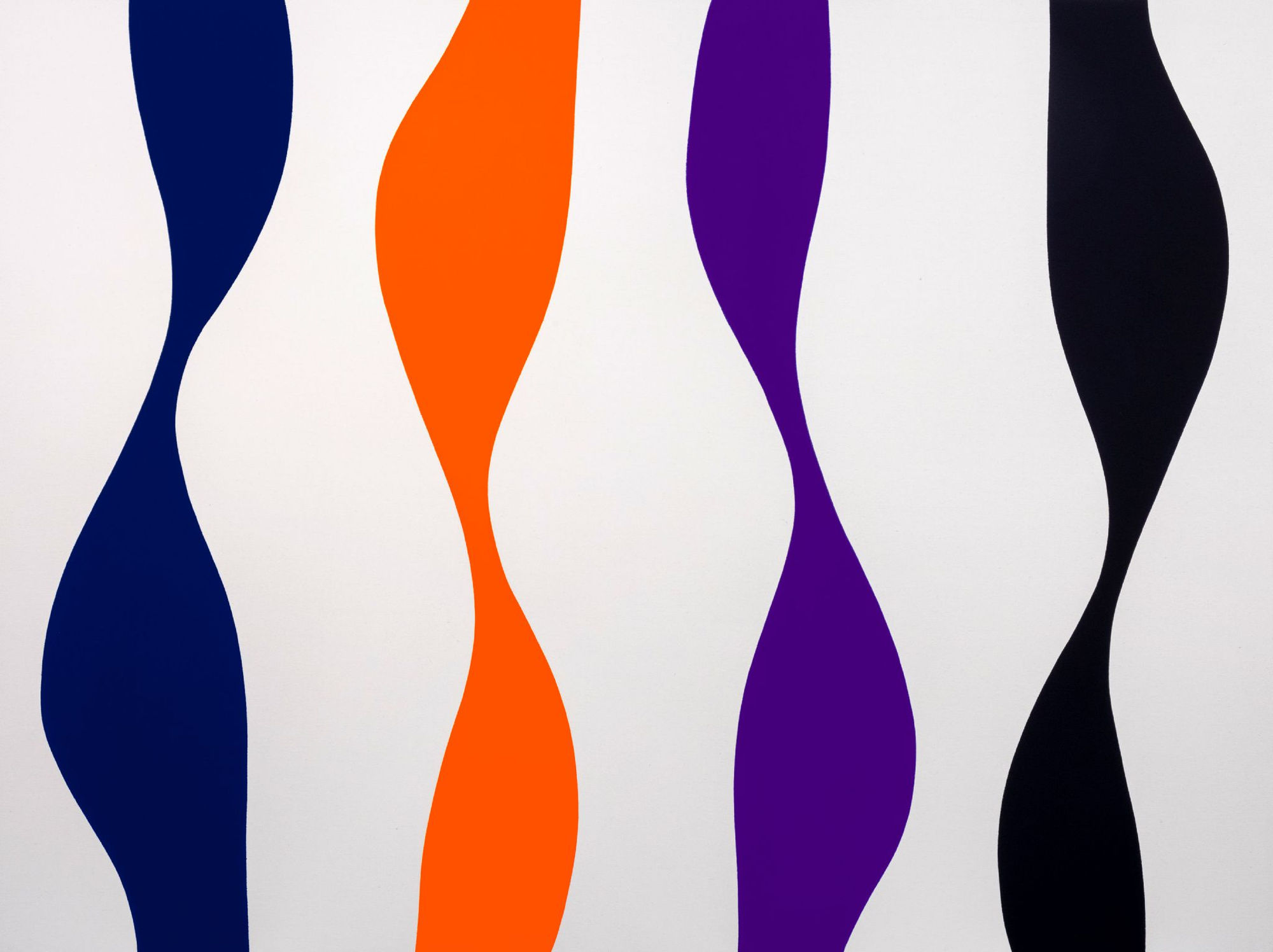 Paul Kremer Pour, 2021 Acrylic on canvas 54 x 72 inches 137.2 x 182.9 cm