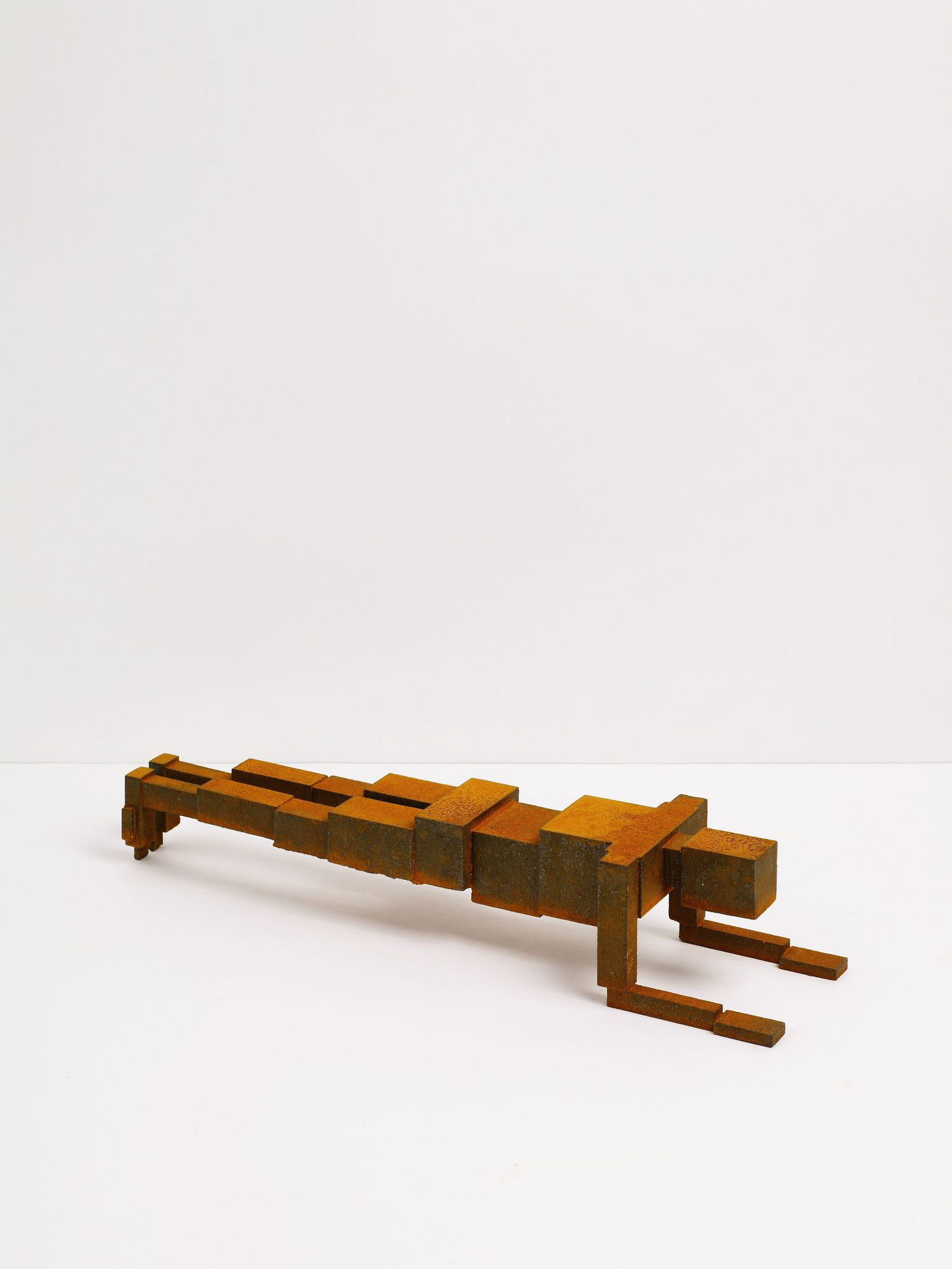 Antony Gormley MEME CLIII, 2011 Cast iron, unique 3 x 15 x 4 inches