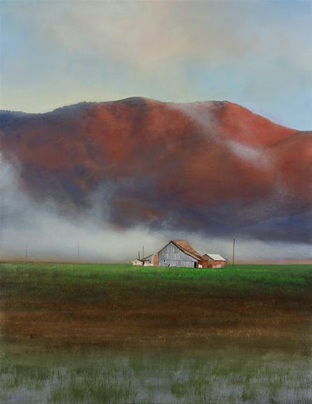 Michael Gregory Sparrows Wing, 2014 Oil on canvas on panel 44 x 34 inches