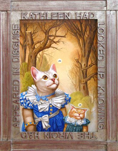 Donald Roller Wilson KATHLEEN, CONVINCED AND ENCOURAGED THROUGH FAITH, 2007 Oil on canvas 18 x 12 inches