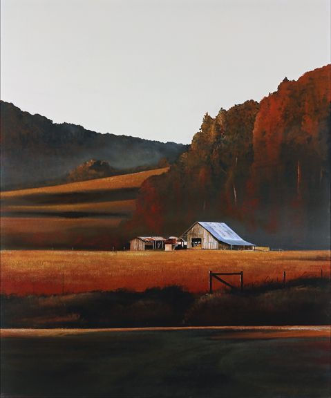 Michael Gregory Silent Sun, 2014 Oil on canvas on panel 60 x 50 inches