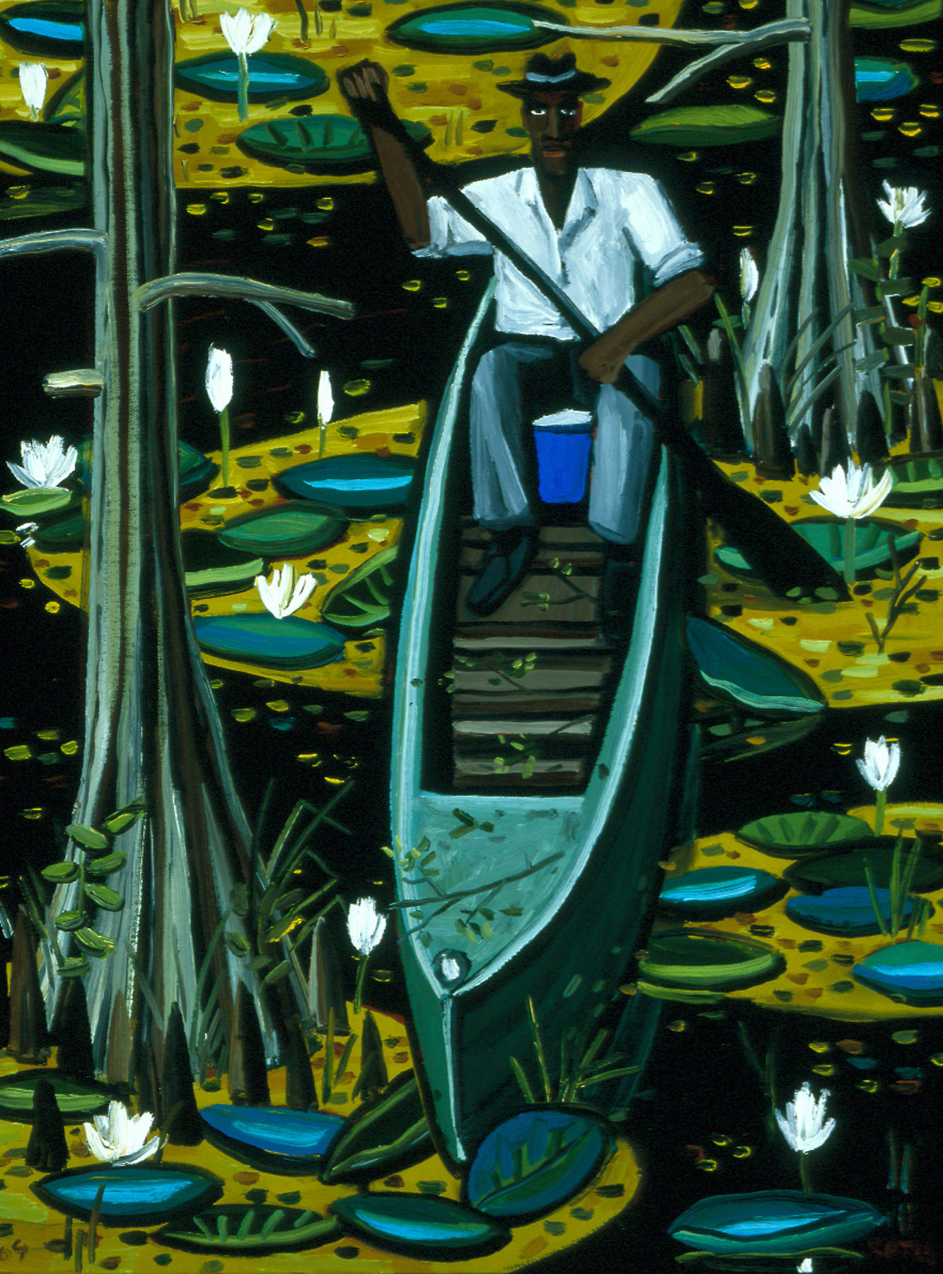 David Bates Ed Walker, 2004 Oil on canvas 24 x 18 inches 60.96 x 45.72 cm