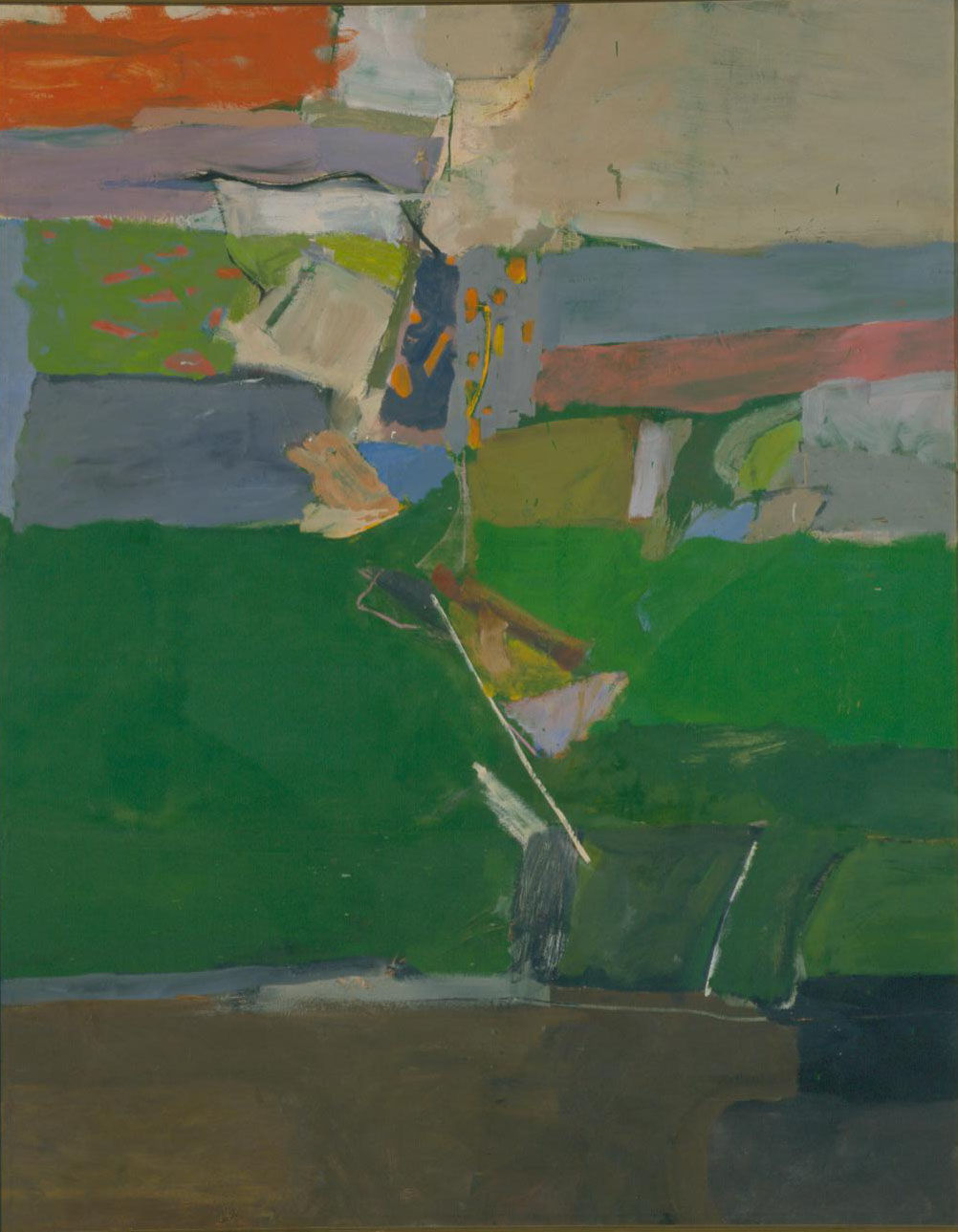 Richard Diebenkorn Berkeley #13, 1954 Oil on canvas 69 1/2 x 55 inches 176.53 x 139.7 cm