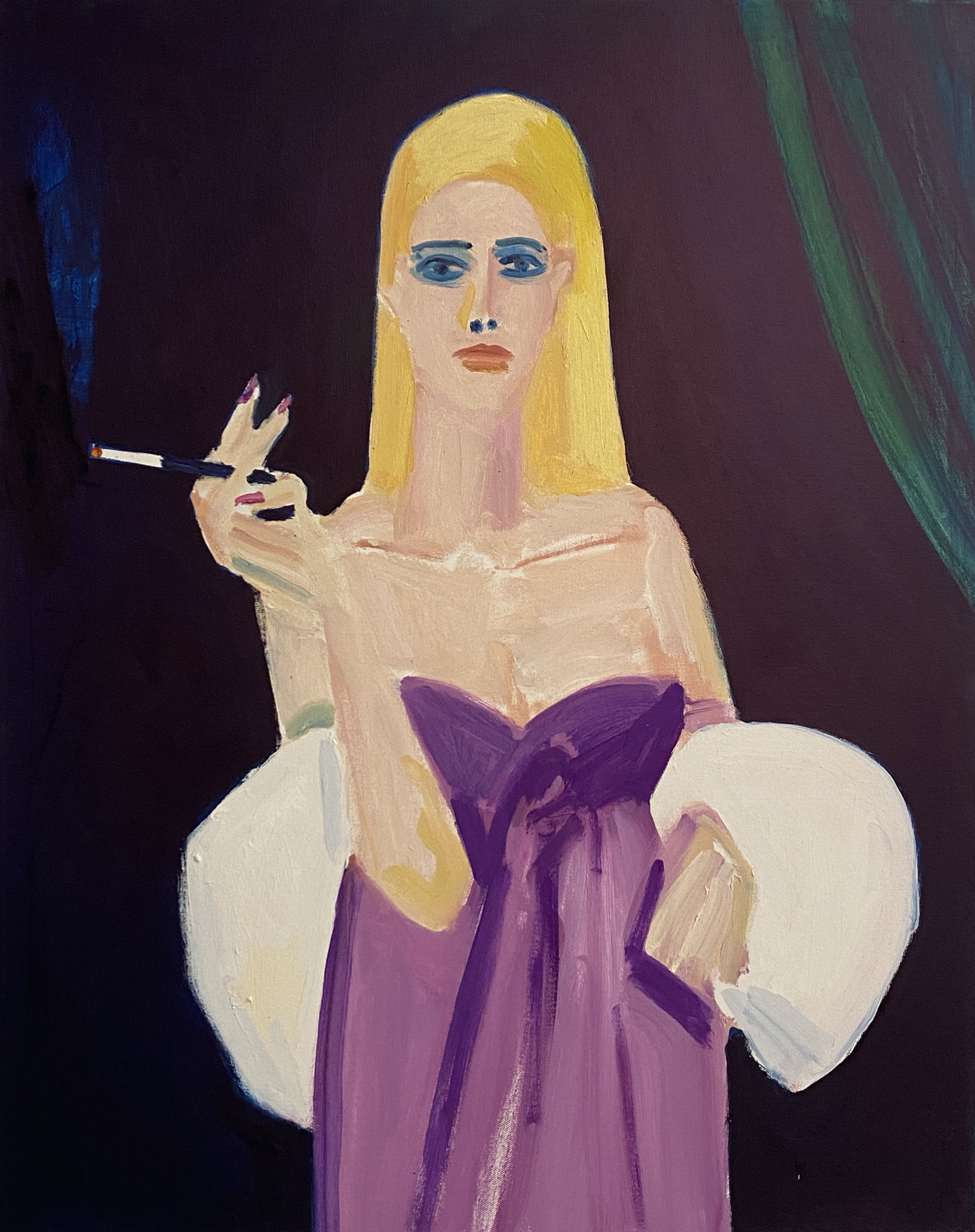 Maureen Dougherty, Blonde Smoker, 2021-22
