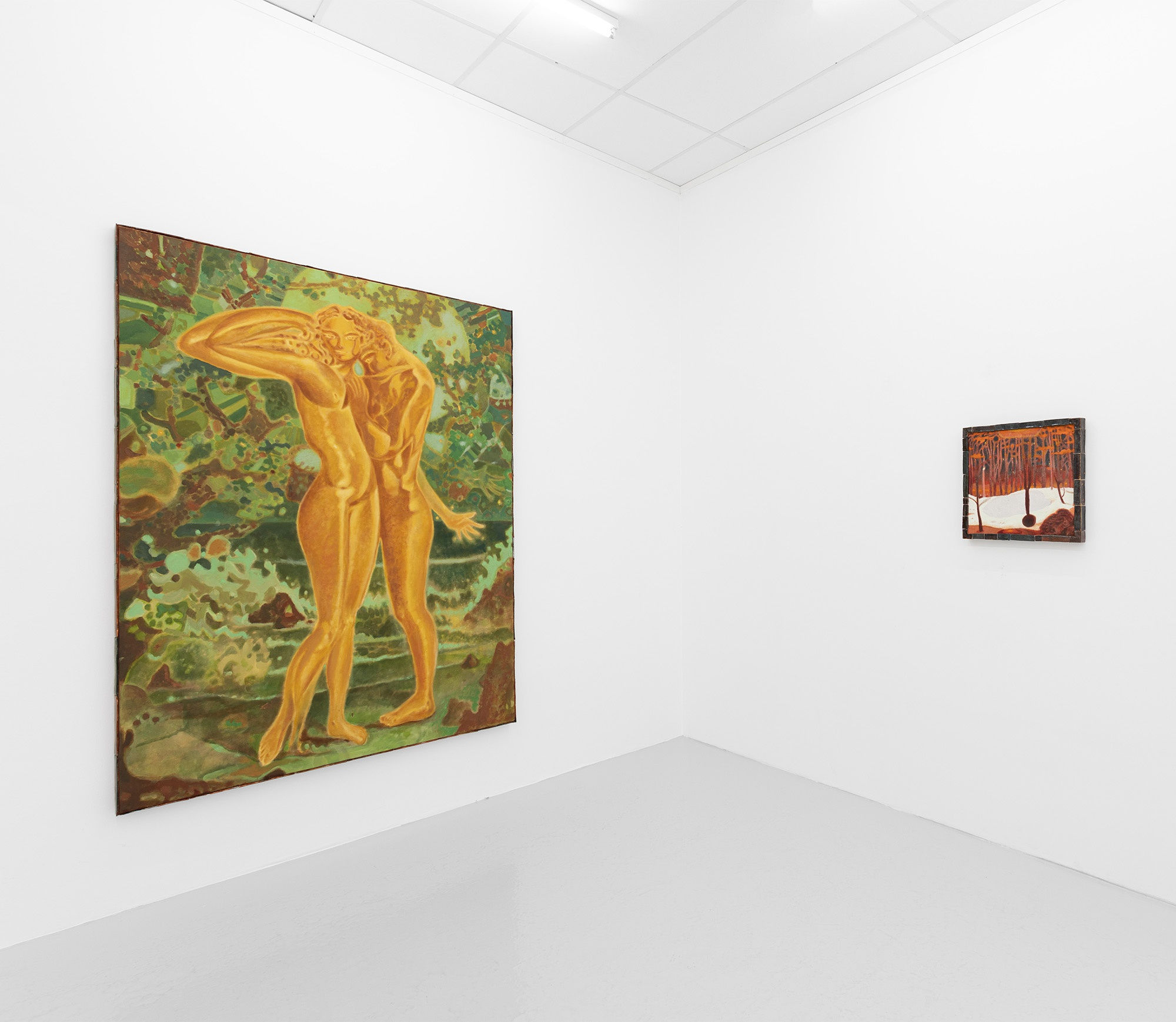 Installation view Søren Arildsen Reminiscent City 2023, Bricks Gallery