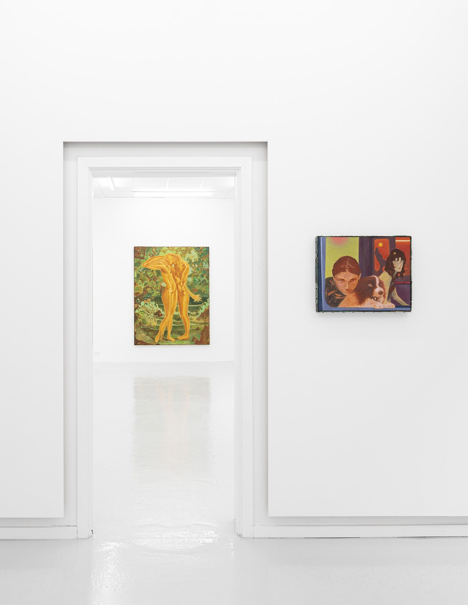 Installation view Søren Arildsen Reminiscent City 2023, Bricks Gallery