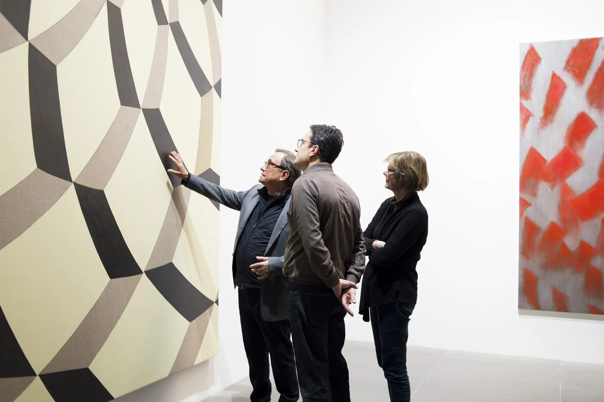 Ross Bleckner, Overhead and Below, 2019 Neues Museum Nürnberg