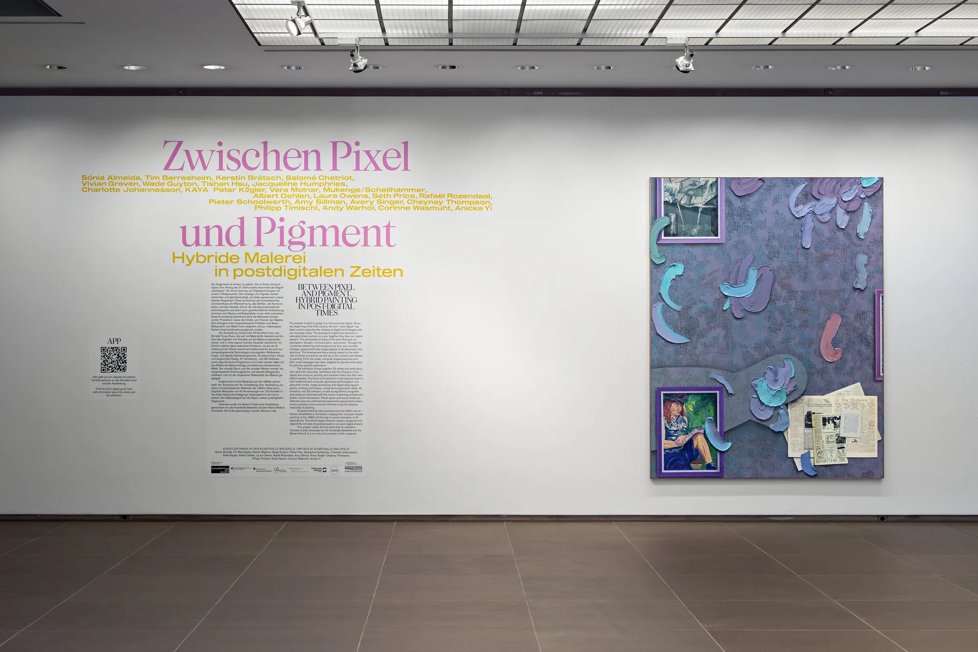Between Pixel and Pigment. Hybrid Painting in Post-Digital Times, 2024 Martha Herford und Kunsthalle Bielefeld