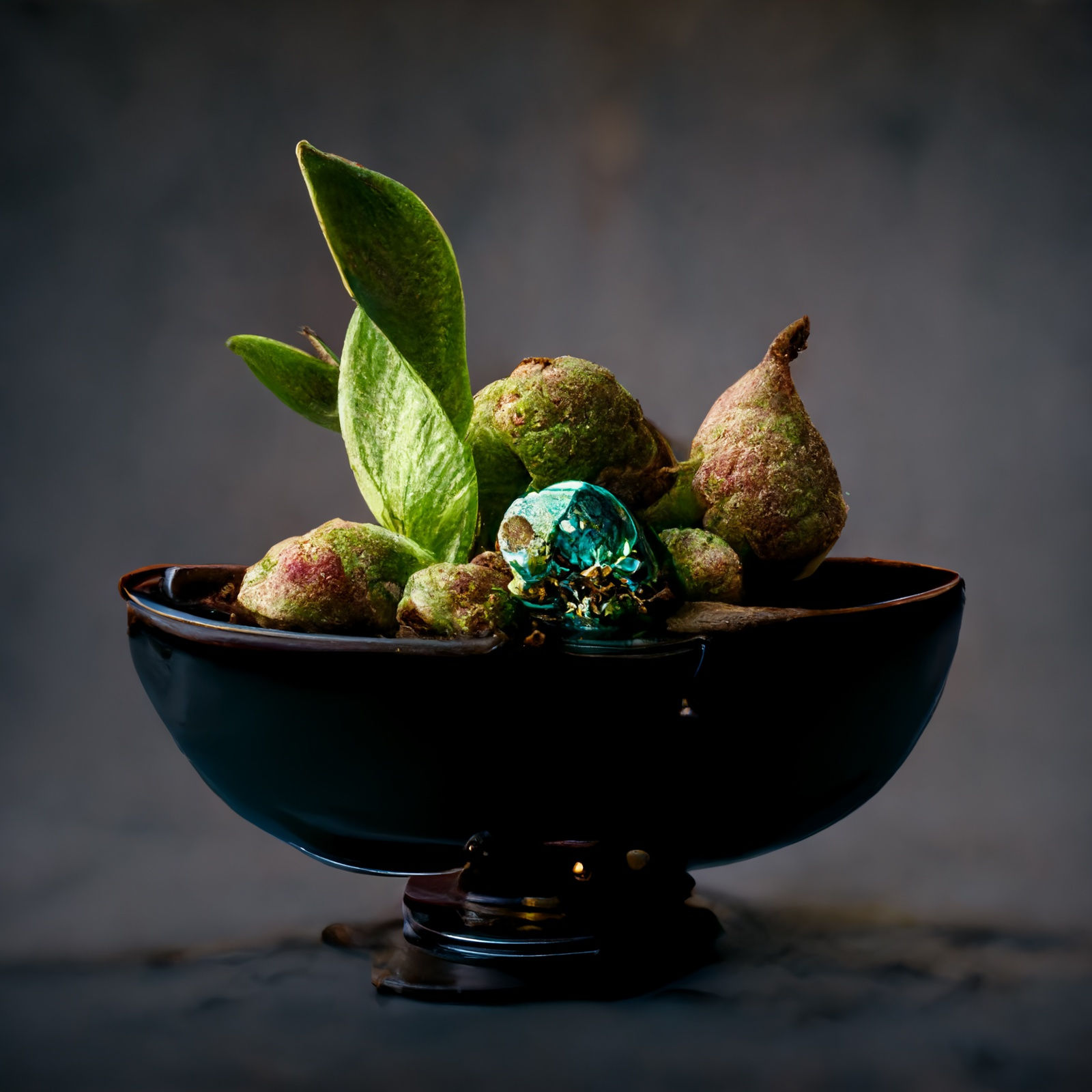 Copper Bowl with Jewel, 2022 Archival pigment print on paper, 10x10 up to 30 x 30 inches