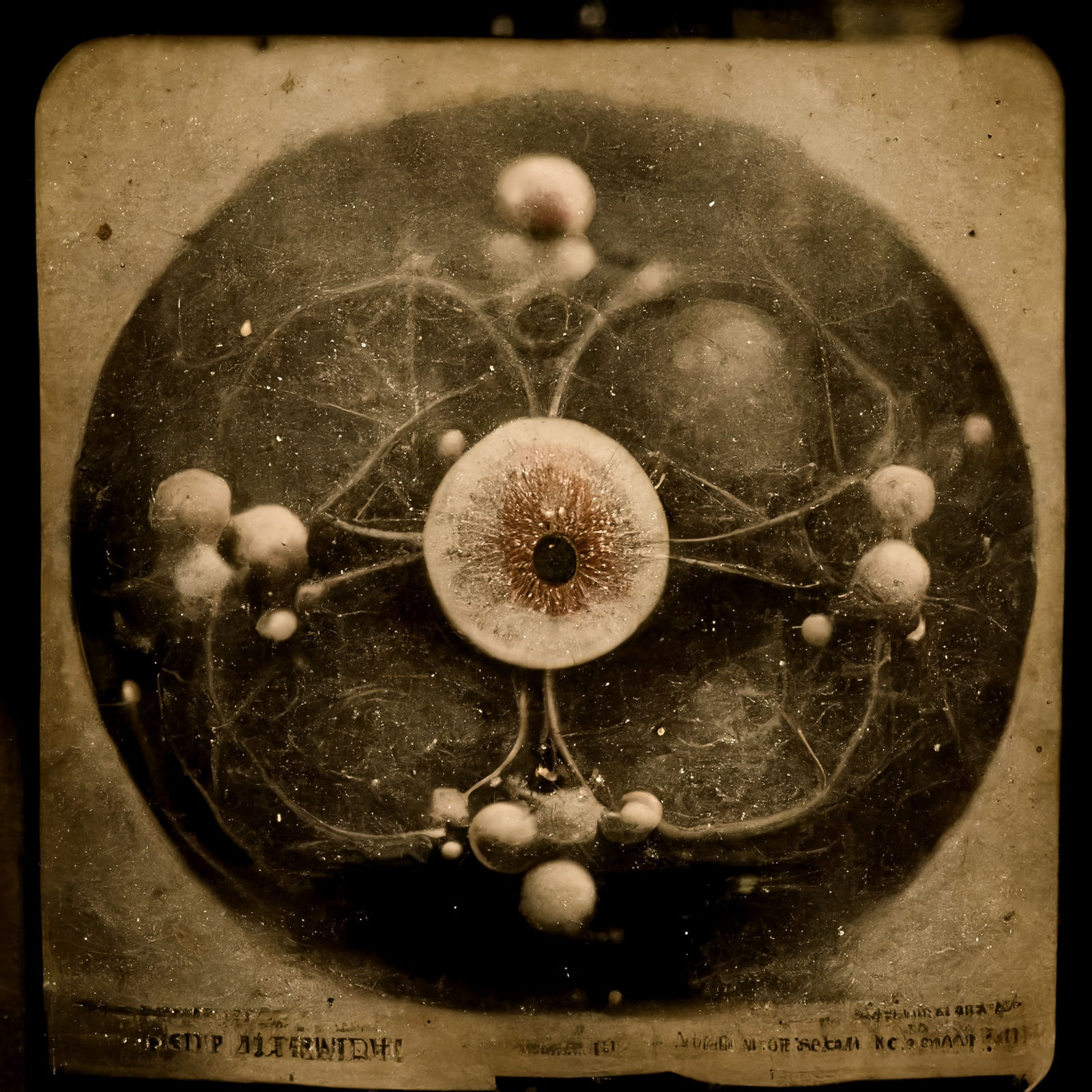 Organism #2334, 2021 Archival pigment print on paper, 20x20 inches or glass and gold leaf, 10x10 inches