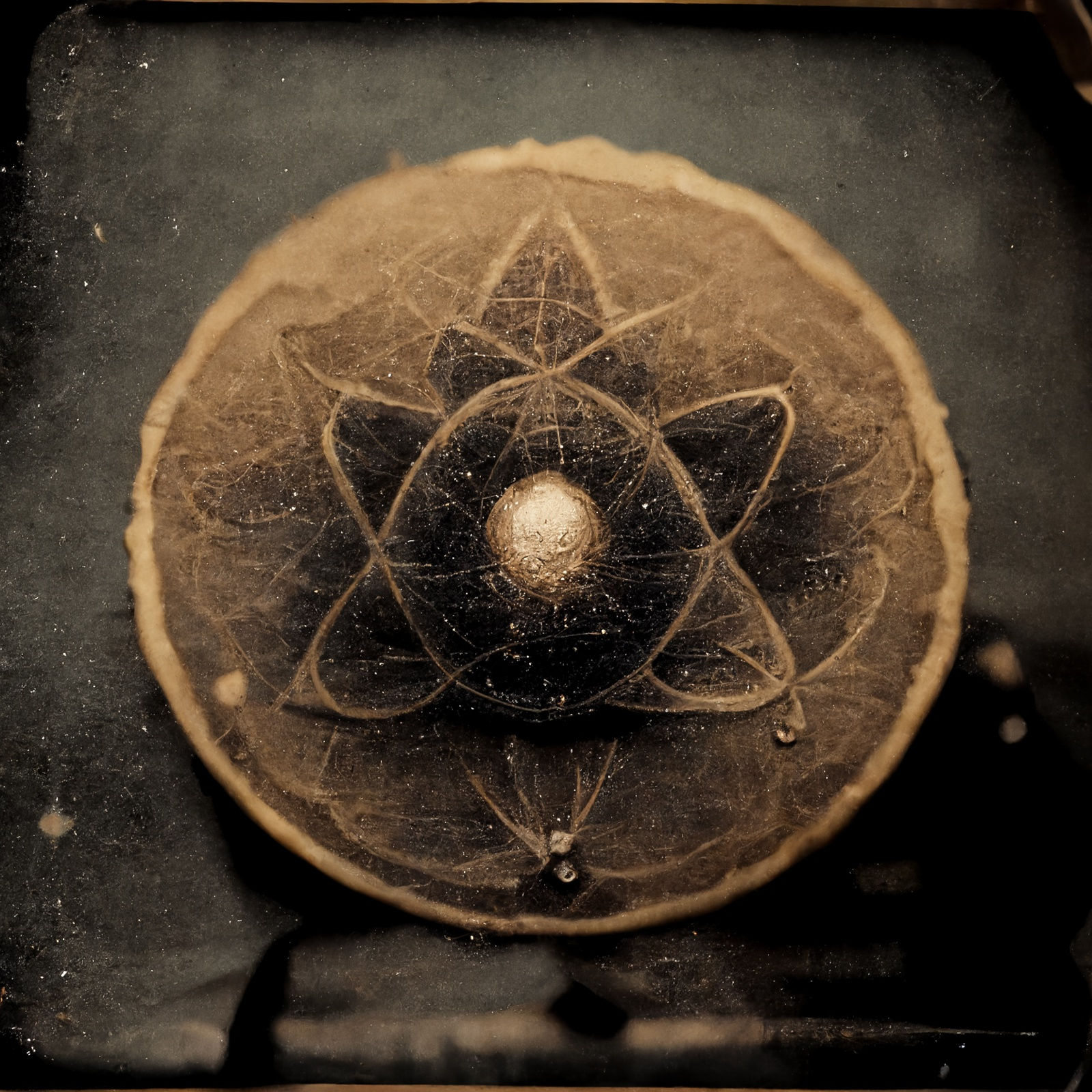 Organism #80067, 2021 Archival pigment print on paper, 20x20 inches or glass and gold leaf, 10x10 inches