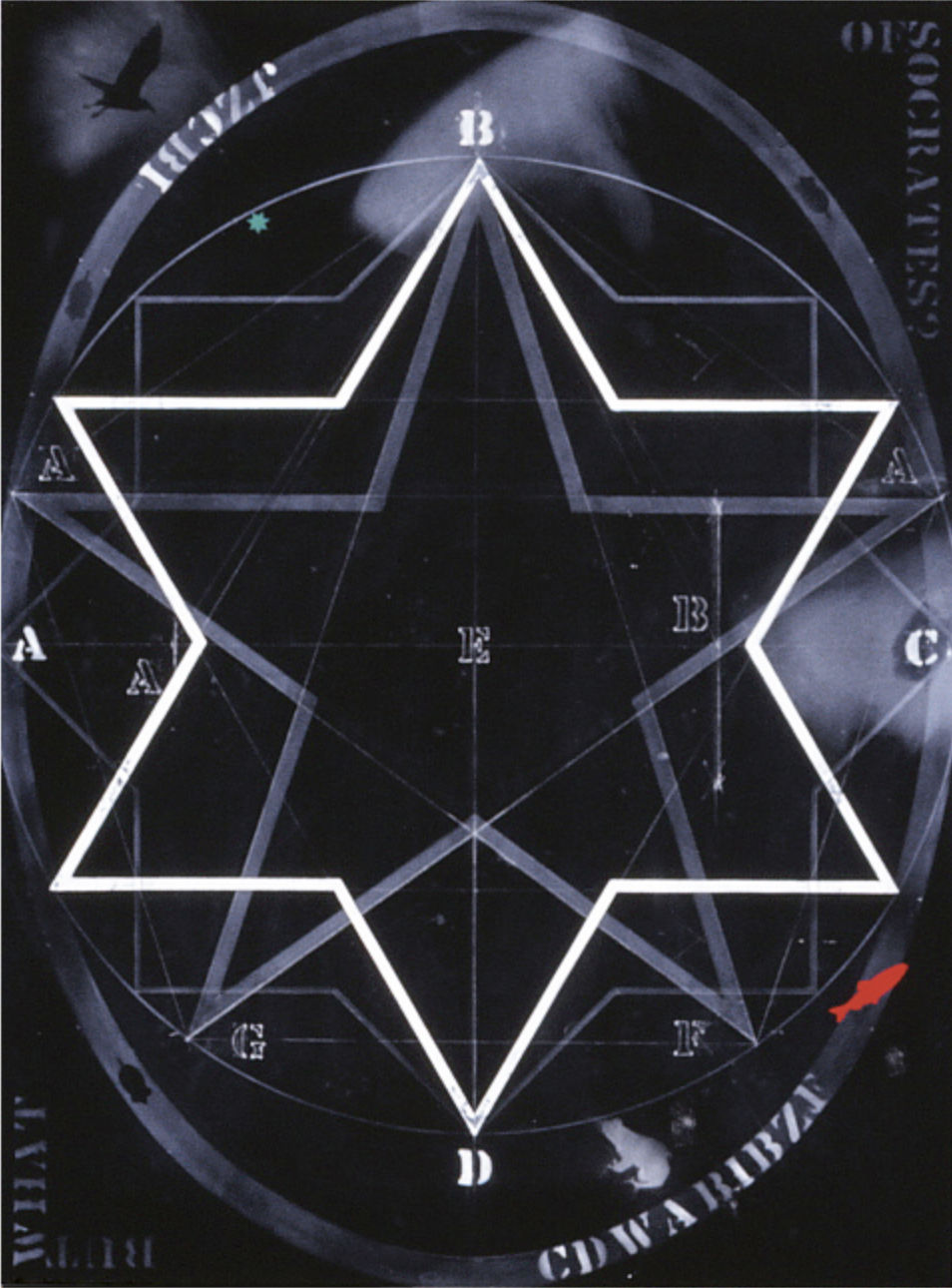 John A. O’Connor, Codebreaker, 2003 Acrylic on Sintra, 40 x 30 inches