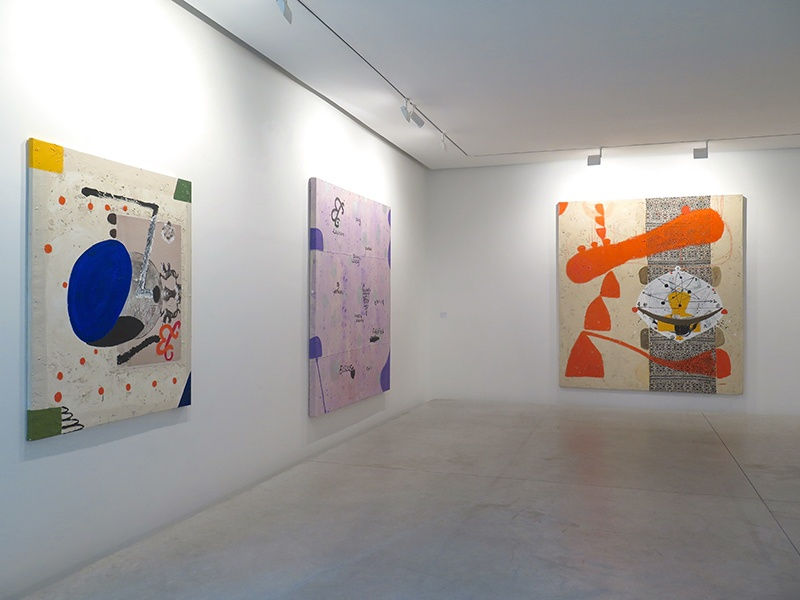 Before Looking at this Work, Listen to It, Galerie Cécile Fakhoury - Abidjan 2018 © Ouattara Watts