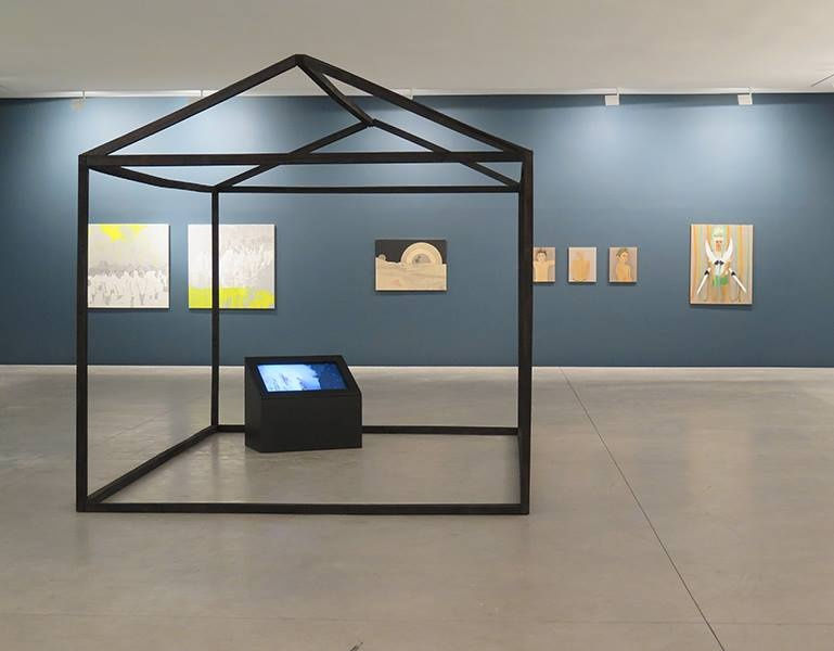 Exposition "in her room" à la Galerie Cécile Fakhoury à Abidjan 2016 © Dalila Dallléas Bouzar