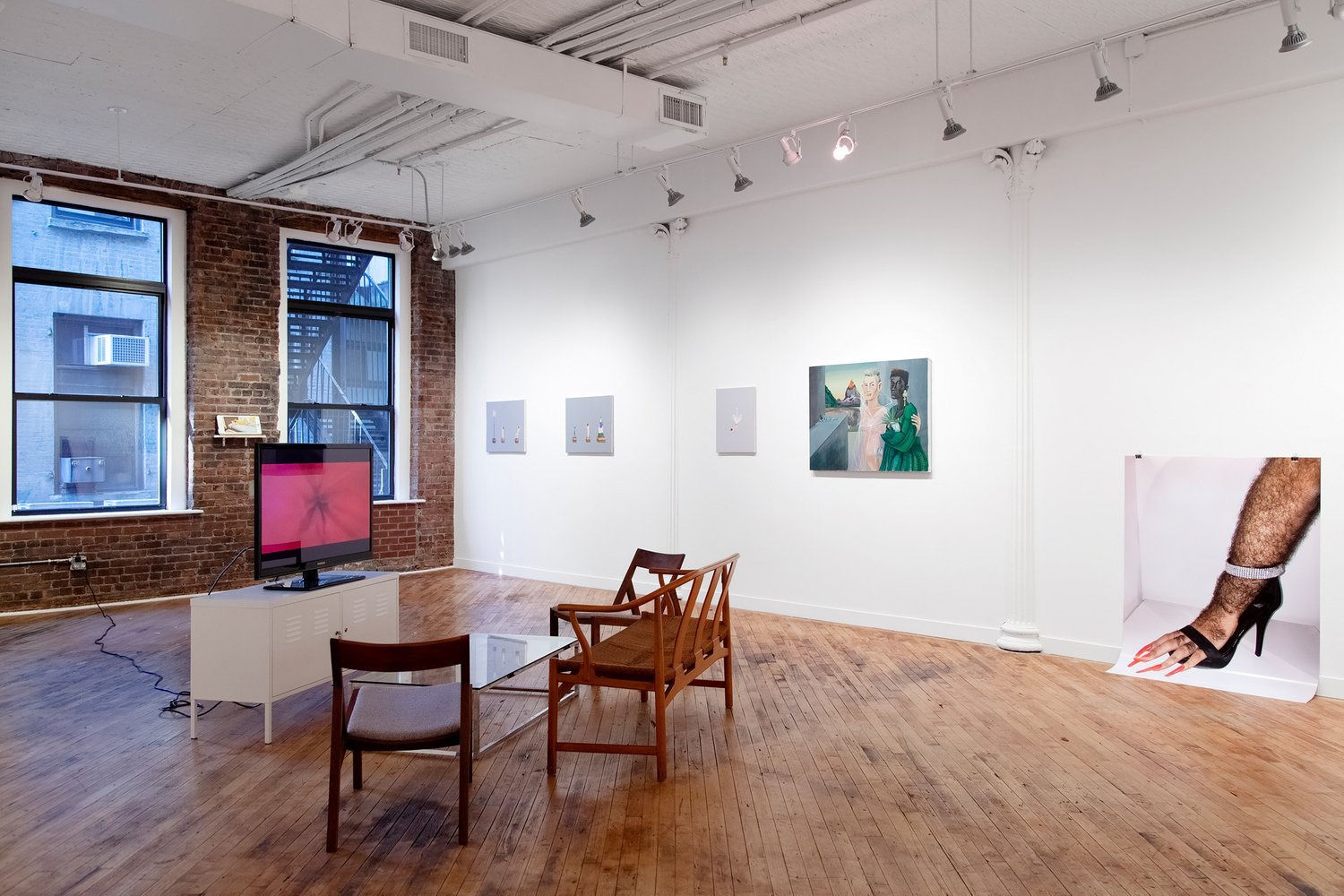 Alleviators, 2018, installation view, Charles Moffett, New York