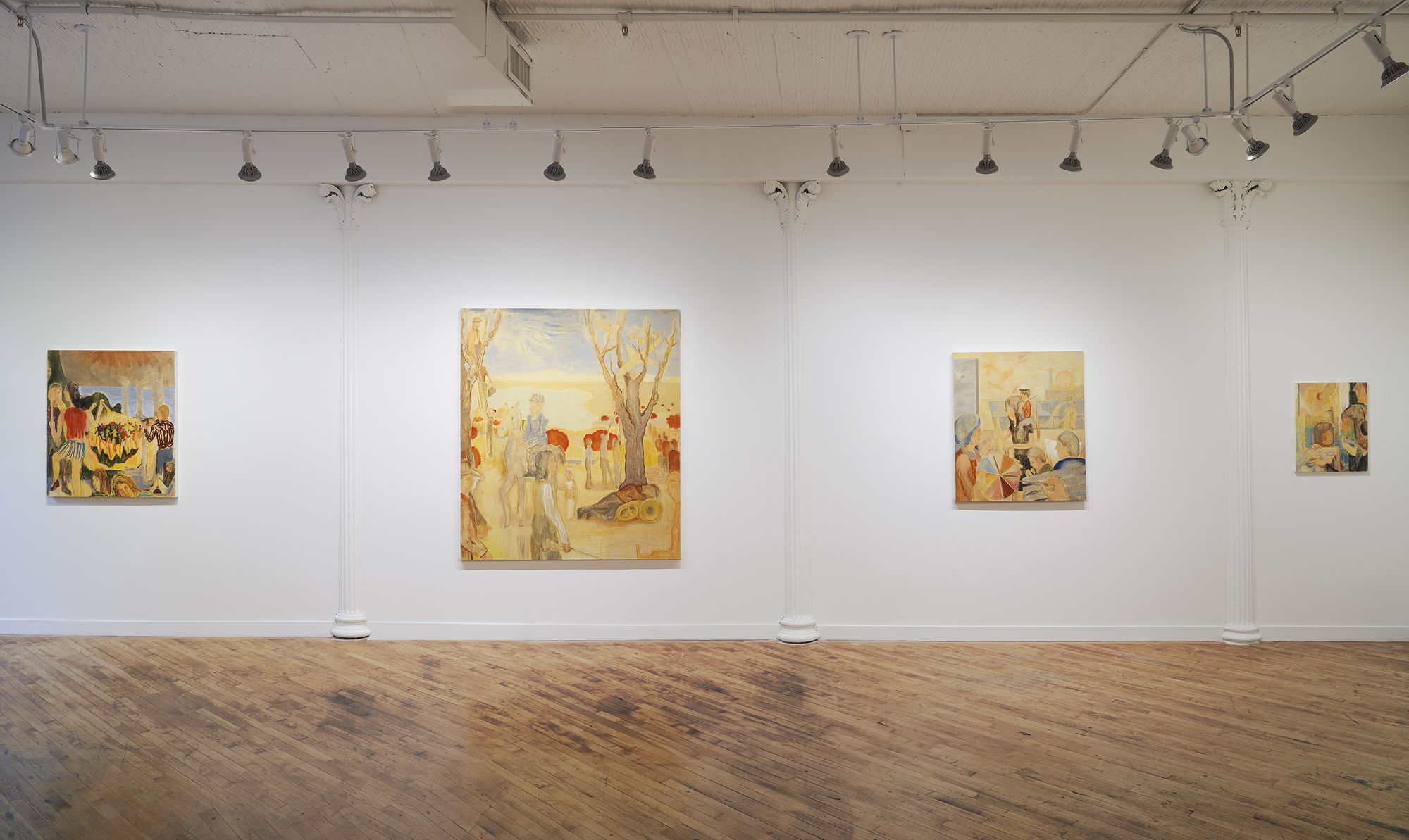 Sam Bornstein, Daydream Workshop, 2018, installation view, Charles Moffett, New York