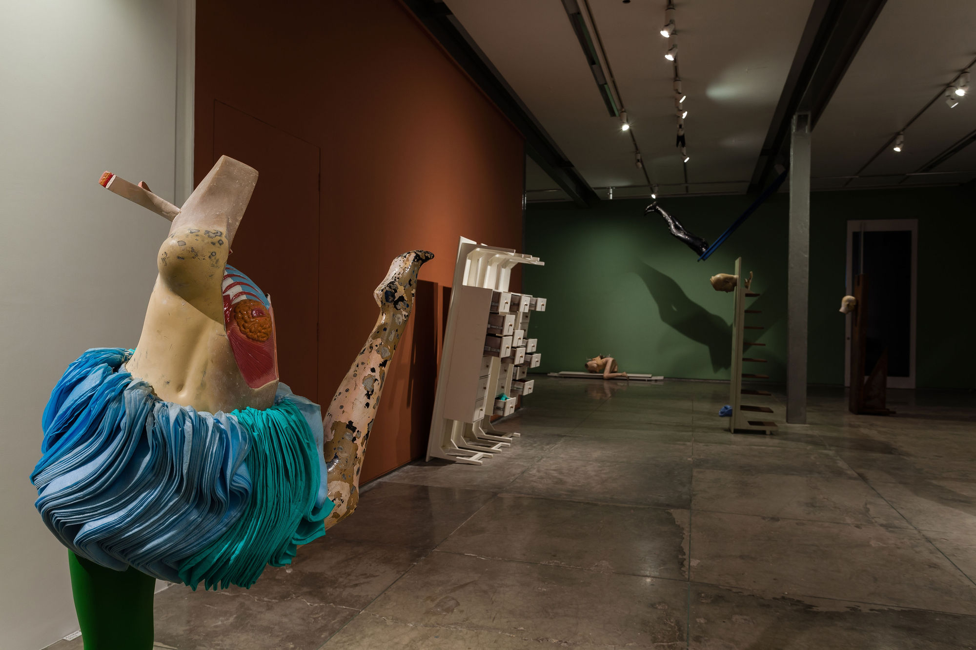 Vivan Sundaram Postmortem (After Gagawaka), display view, 2014-2015