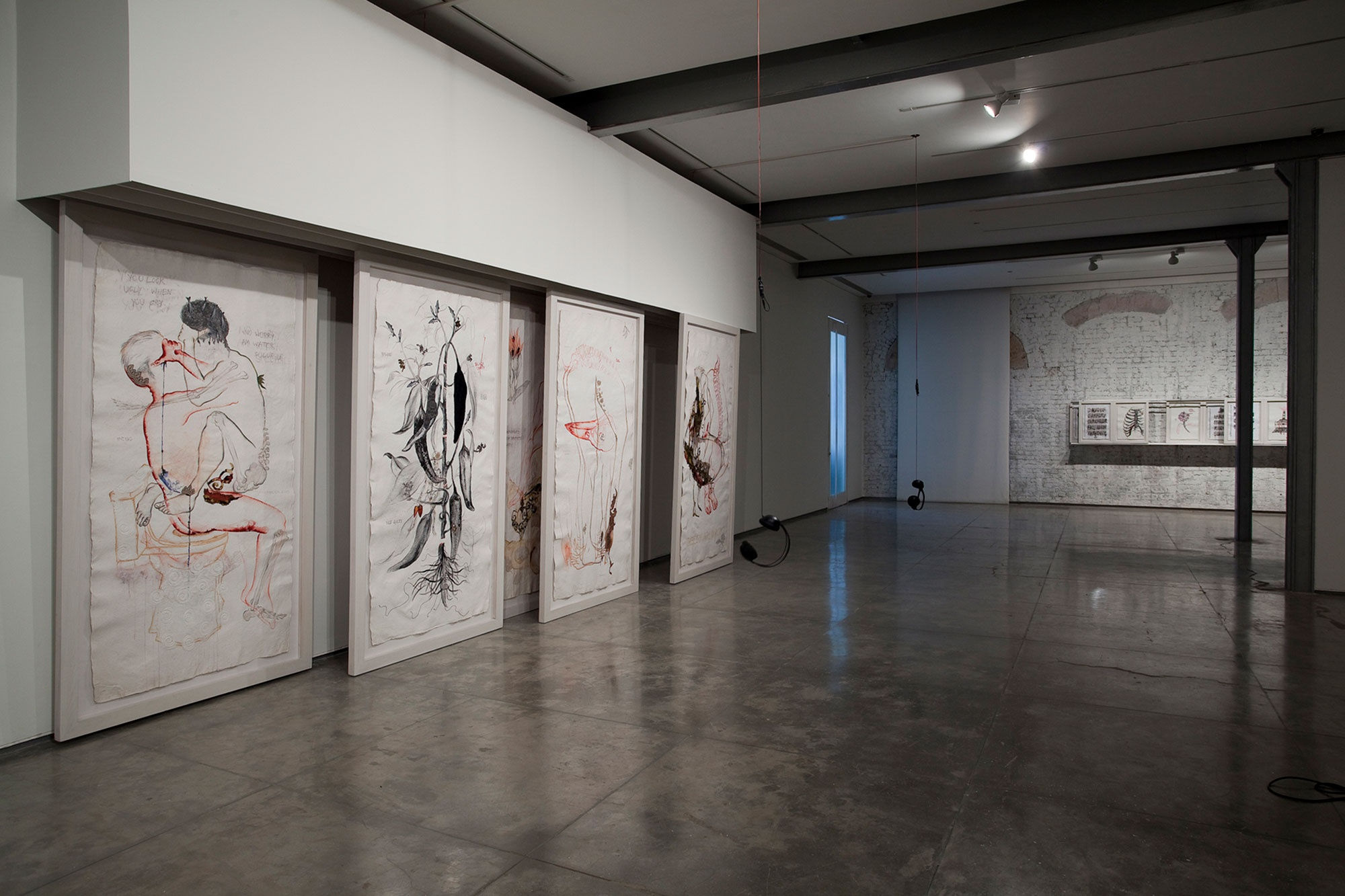 Mithu Sen Black Candy, display view, 2010