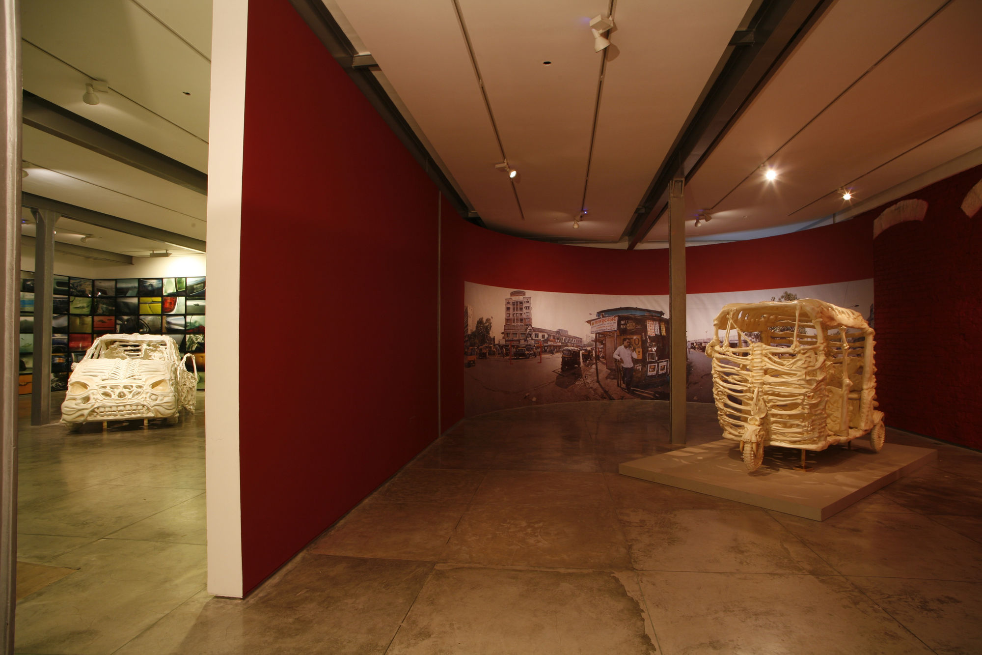 Jitish Kallat Sweatopia, display view, 2007-2008