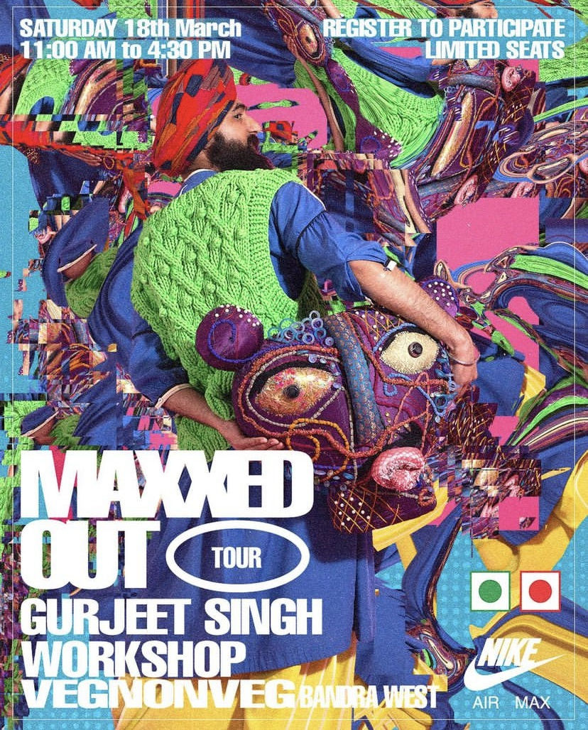 Workshop by Gurjeet Singh For Maxed Out Tour by Veg Non-Veg 18th March 2023