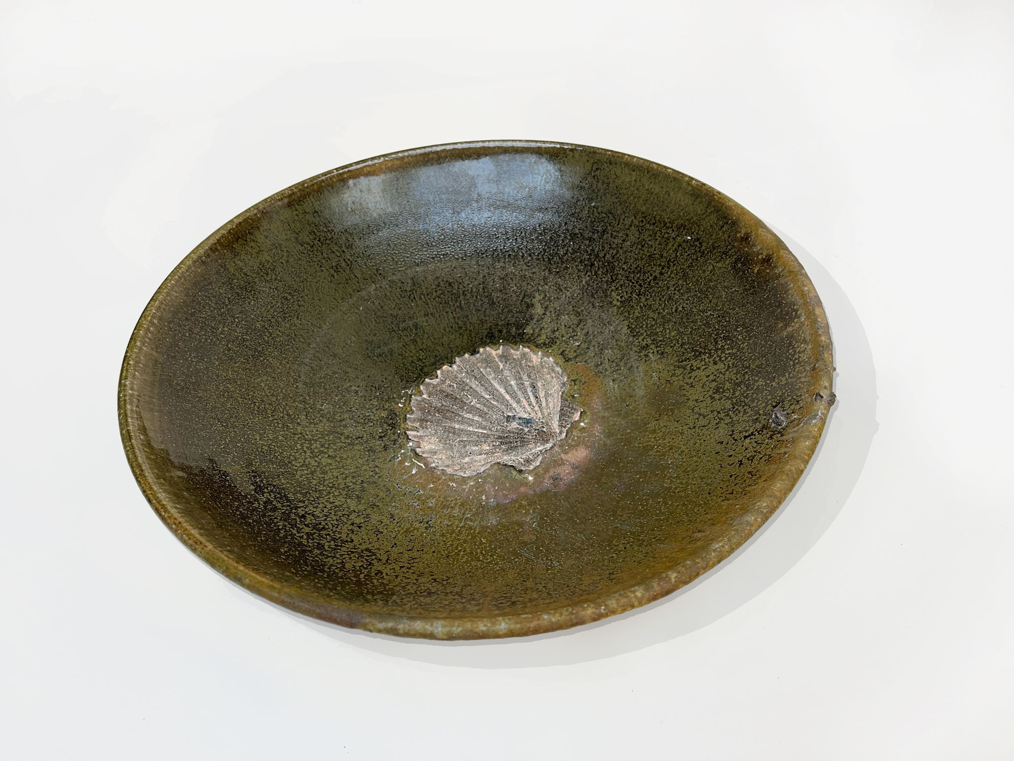 Joseph Bull, Wood Fired Bowl with Tien Mu Shan Glaze, 2021