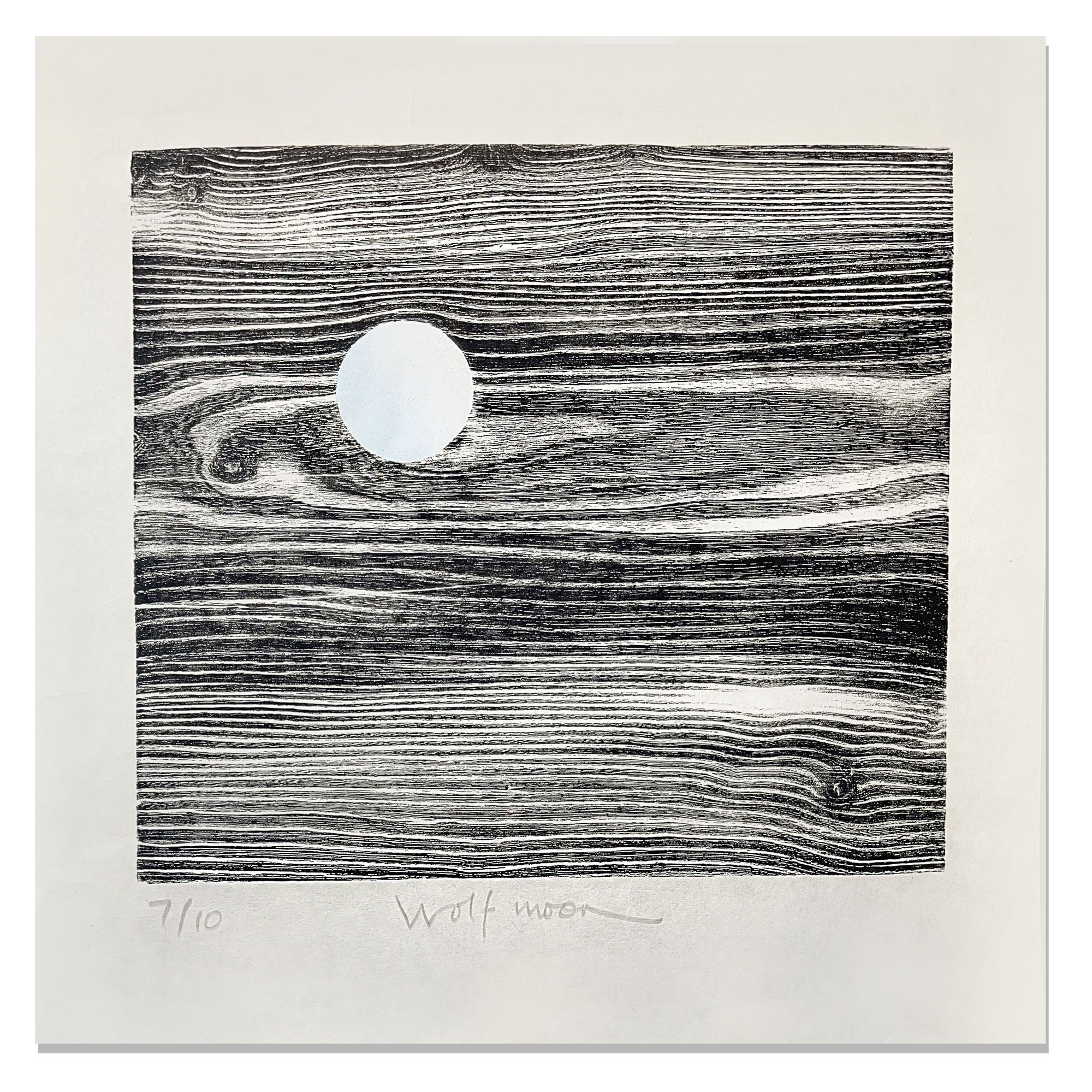 Merlyn Chesterman, Wolf Moon (Blue), 2022