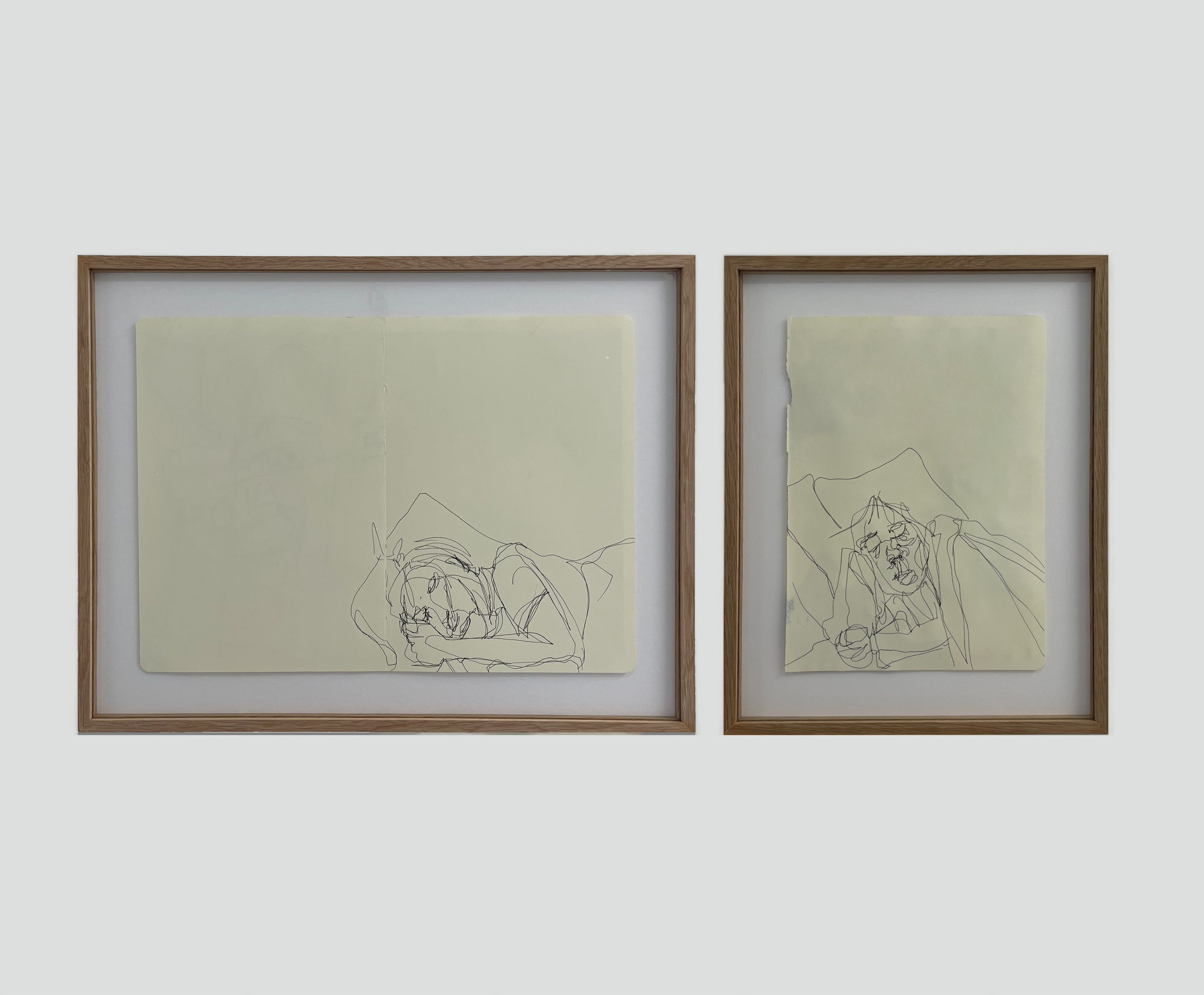 Emma Digerud-White, AS SHE SLEEPS / AS HE SLEEPS, 2024