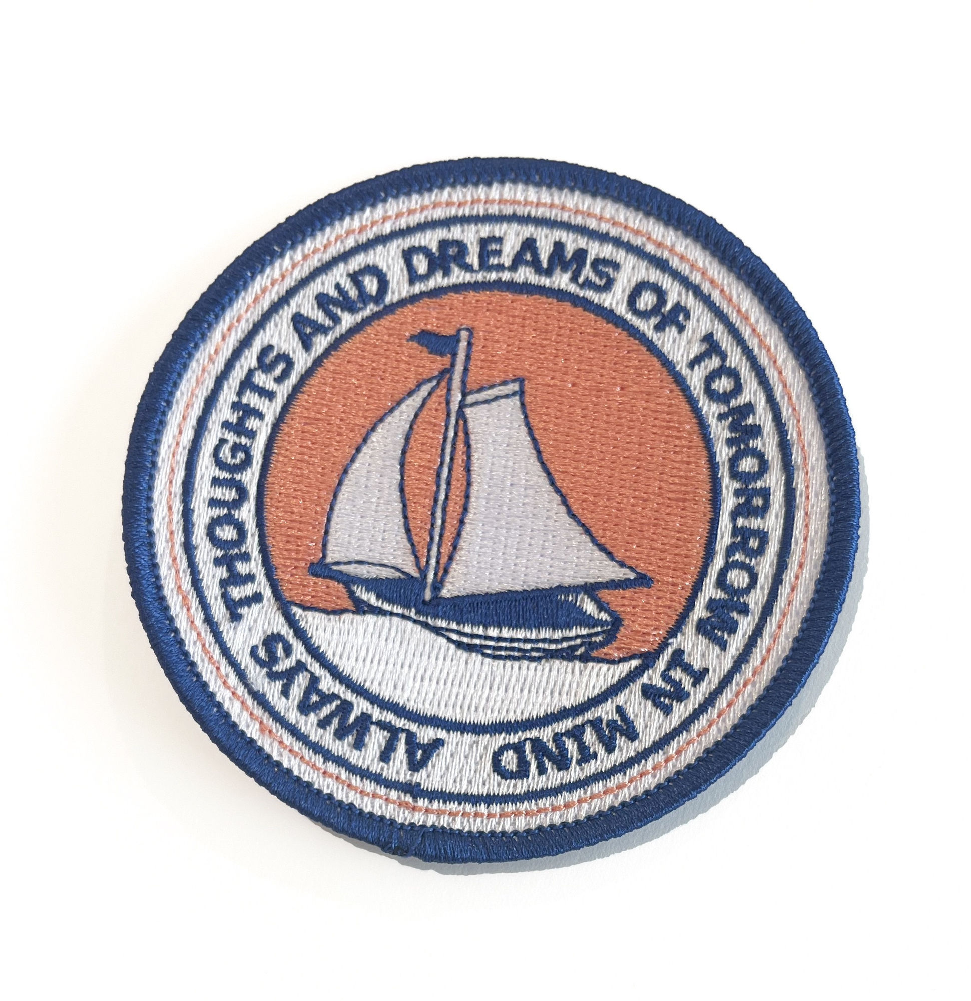 Adam Bridgland, ALWAYS THOUGHTS AND DREAMS OF TOMORROW IN MIND (Patch), 2023