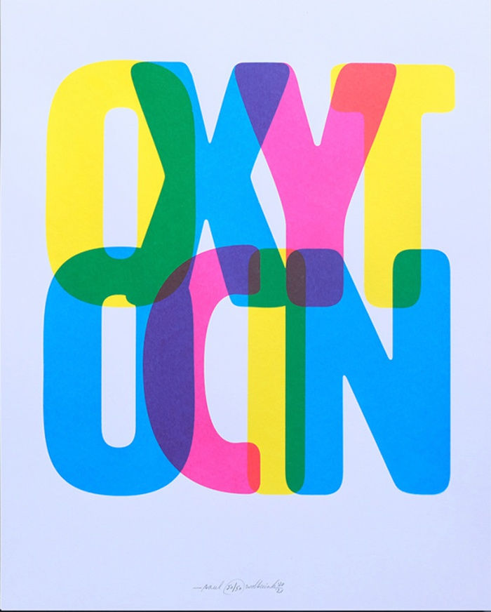 Paul Wolterink, Oxytocin - The Cuddle hormone (print only), 2021