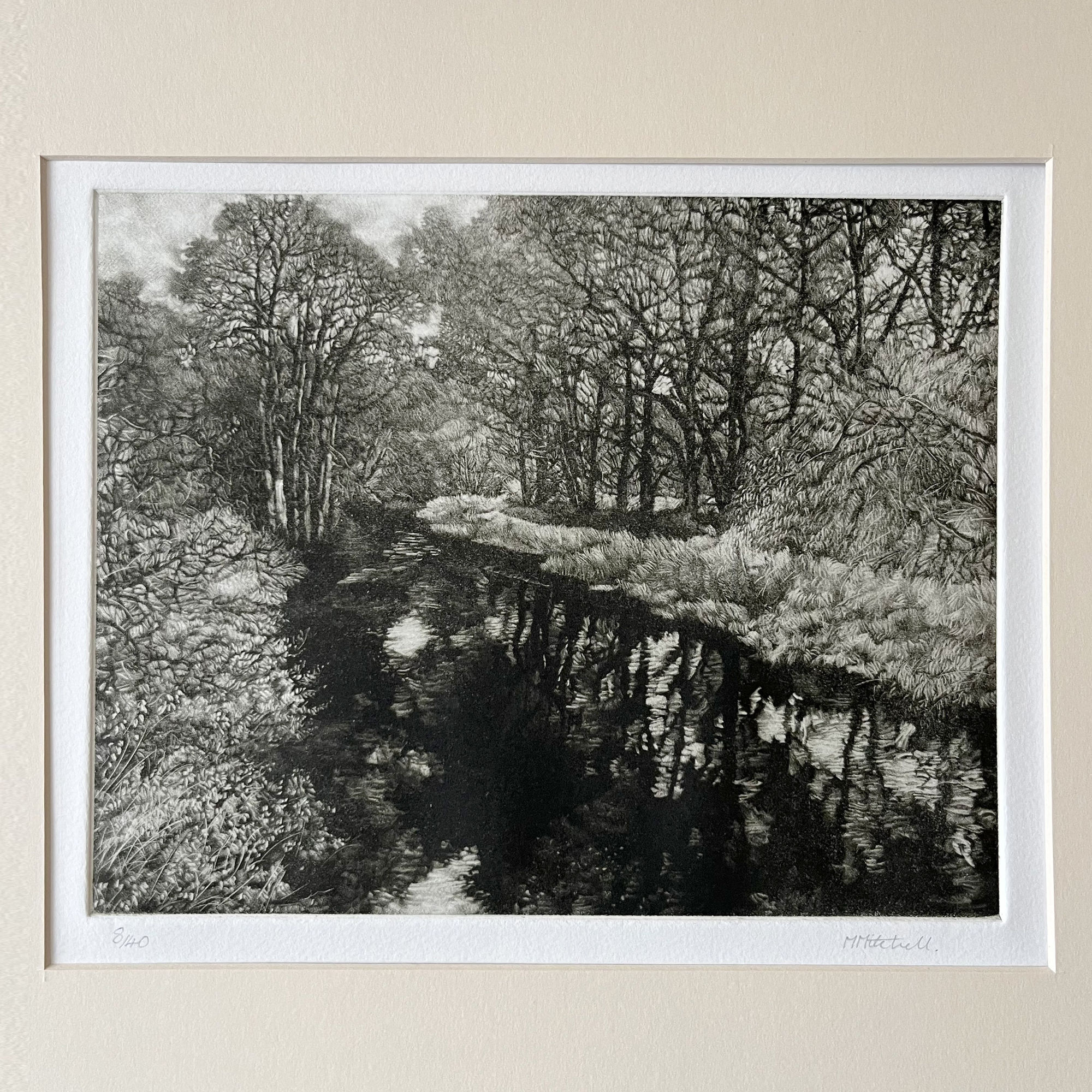 Martin Mitchell, Lenwade Bridge (unframed) , 2022