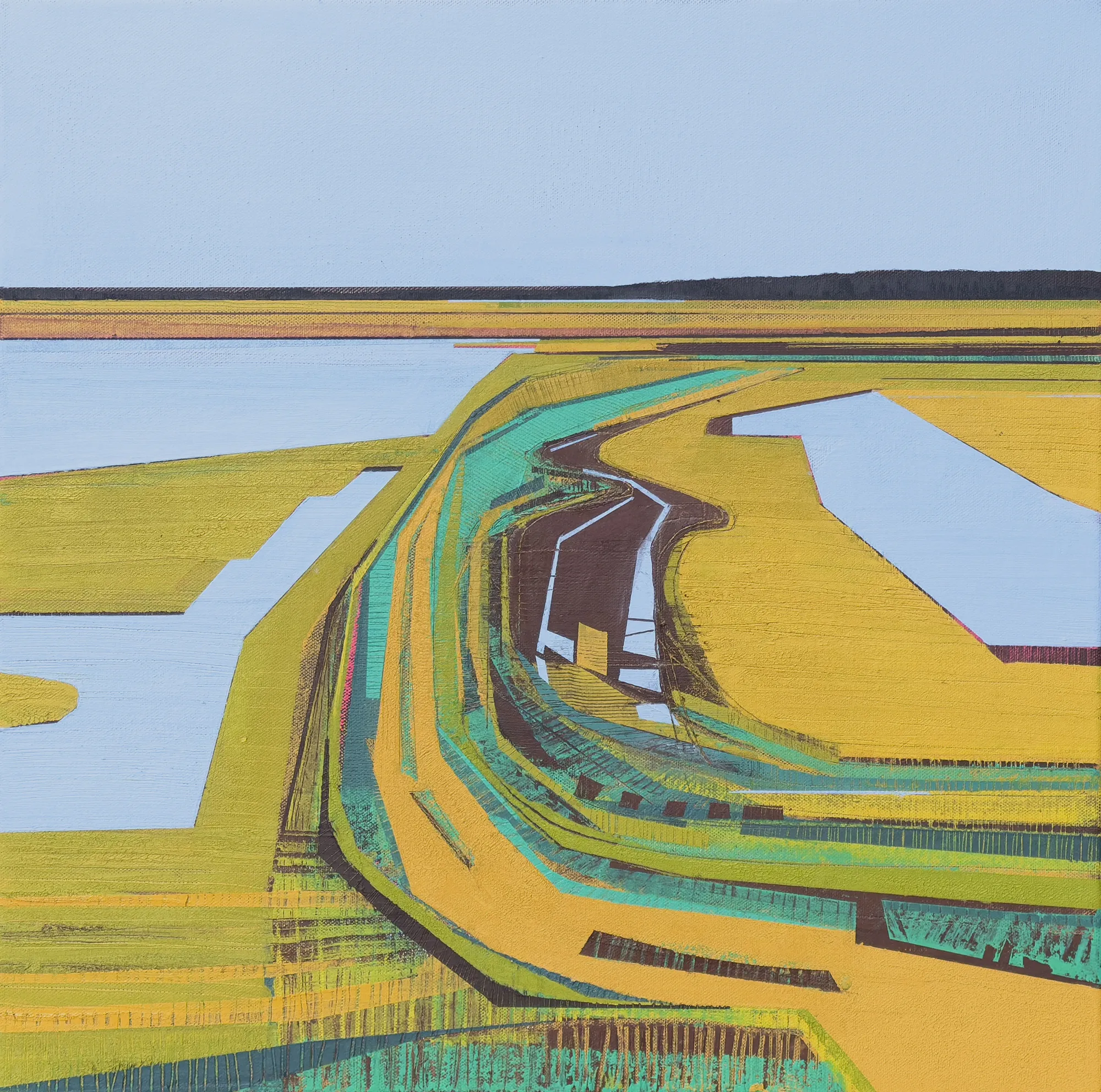 Caroline Mackintosh, Footpath, Aldeburgh II, 2025