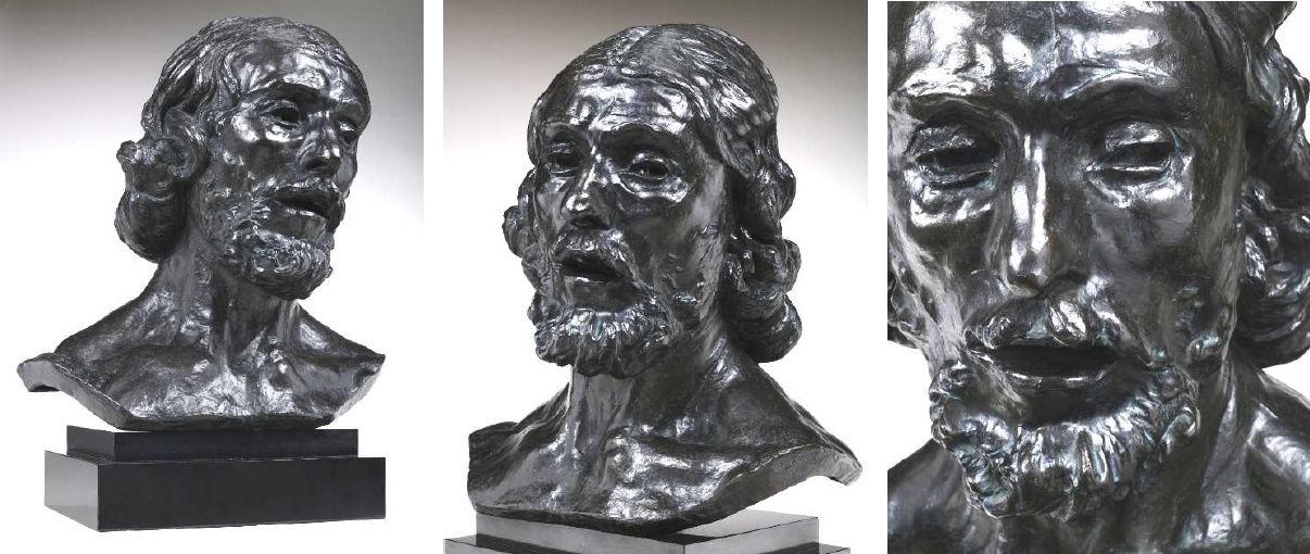 Saint-Jean-Baptiste, tête colossale by Auguste Rodin, Original Sculpture at Coskun Fine Art