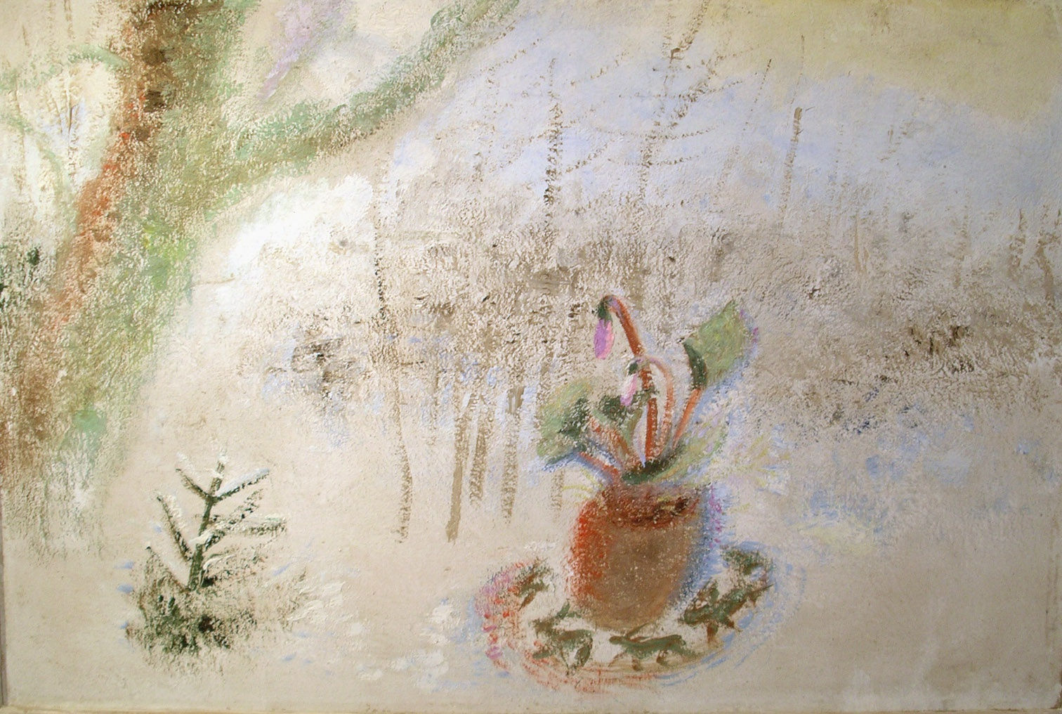 Winifred NICHOLSON (1893-1981) Snowy Dance, 1972 Oil on canvas 20 x 30 inches / 74 x 48 cm