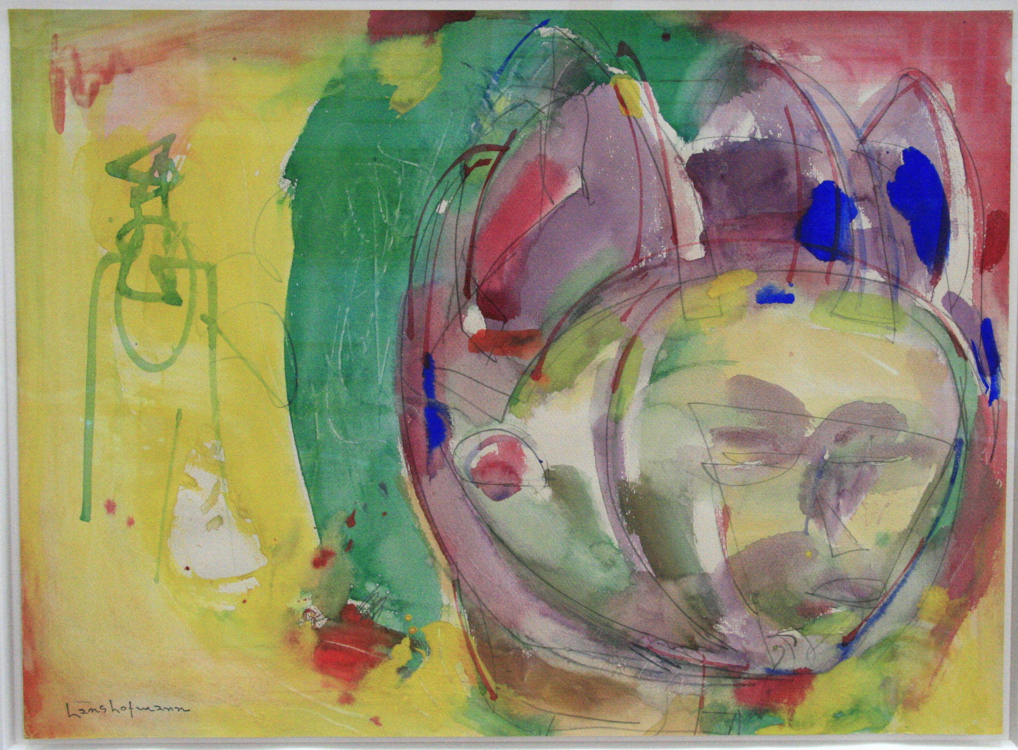 Hans HOFMANN (1880-1966) Untitled, 1943 Pencil and watercolour on paper 17 ¾ x 24 inches / 45 x 61 cm Signed with estate stamp, lower left