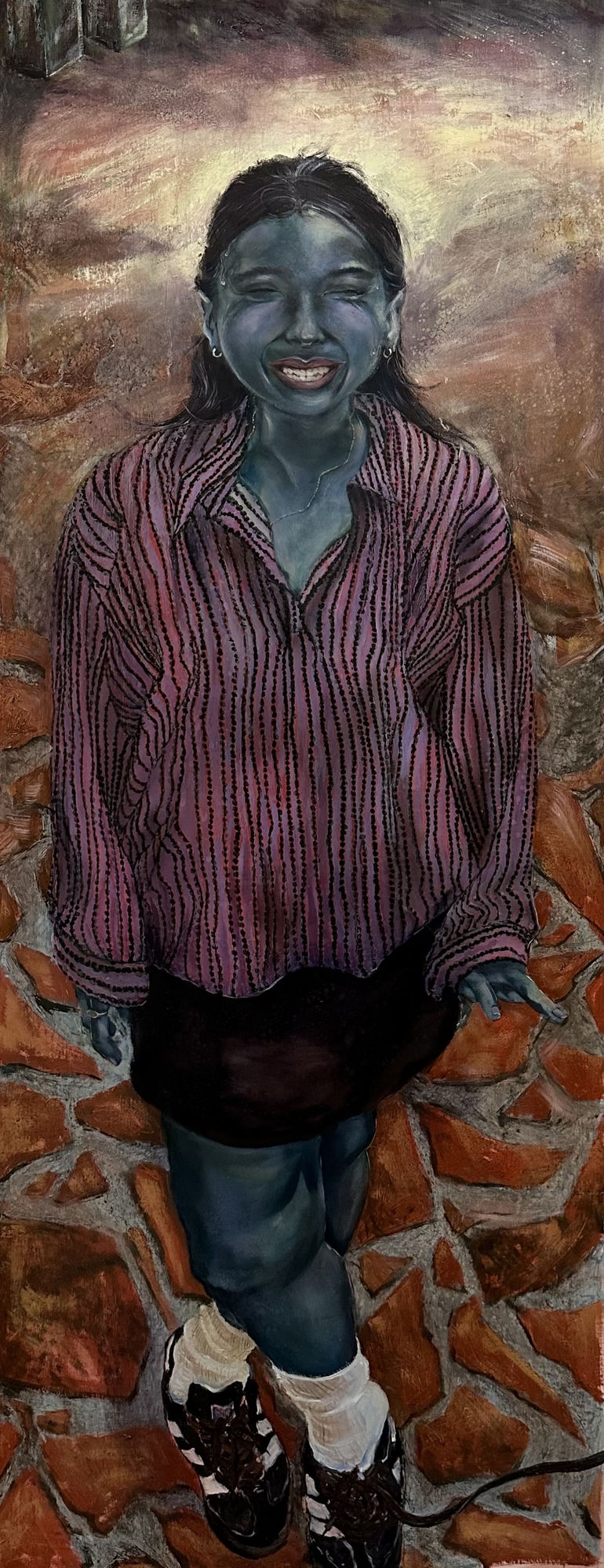 Aisha Rosli, Blue and Yellow Makes Green, 2023