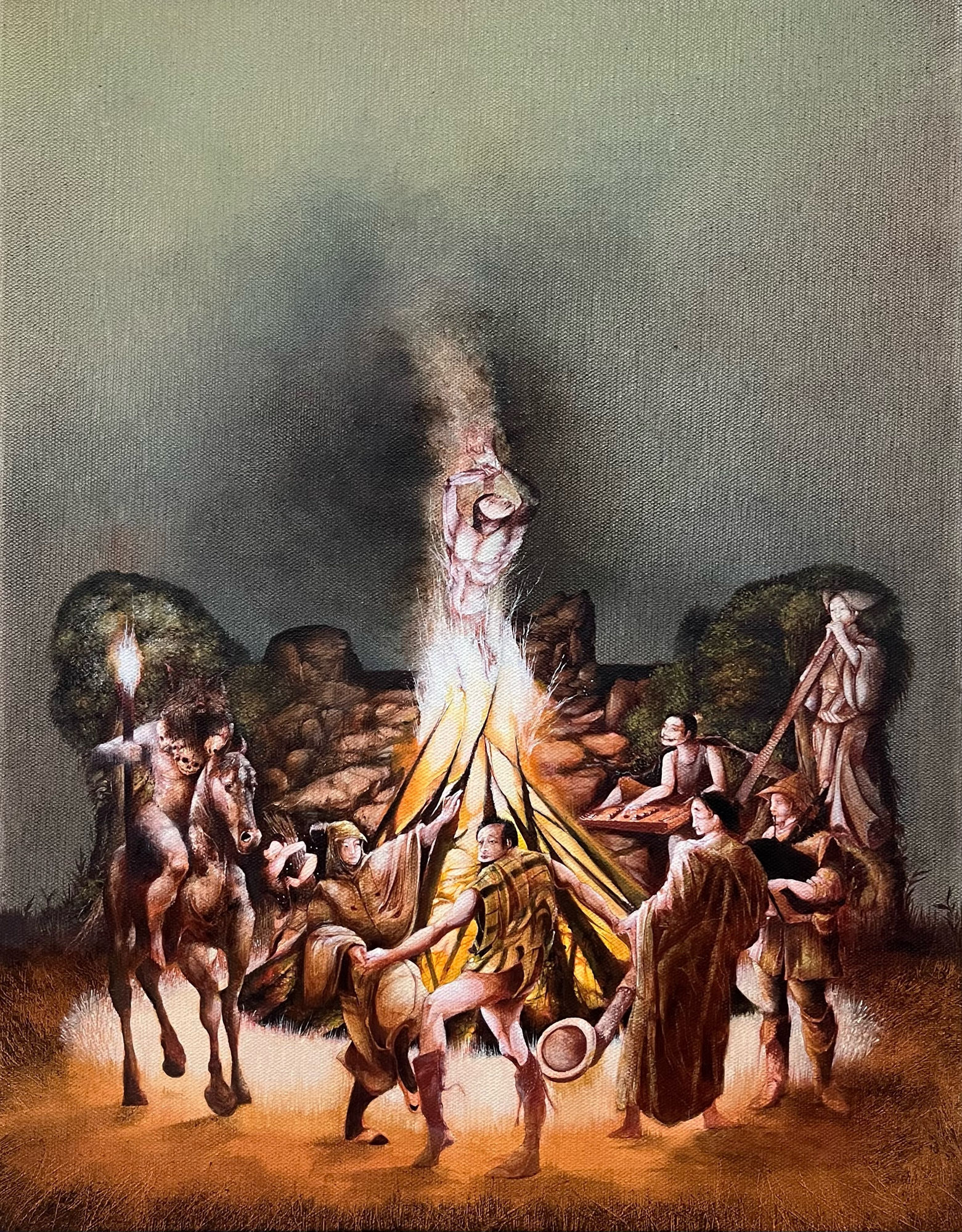 Oneal Parbo, Glowing Man, 2022