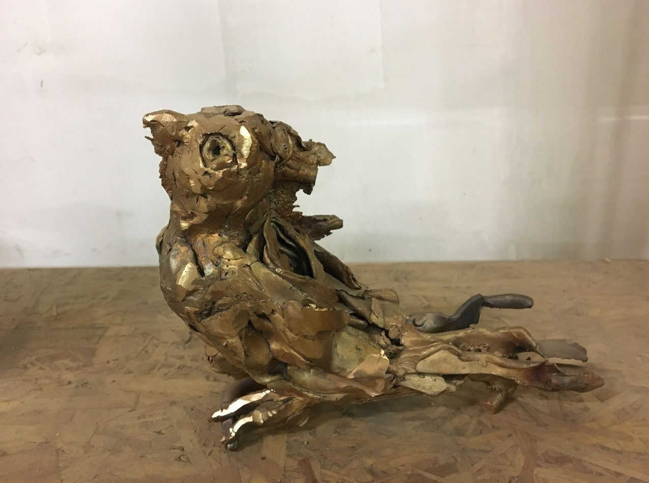 Lionel Sabatté, Oiseau en Bronze #5, 2019