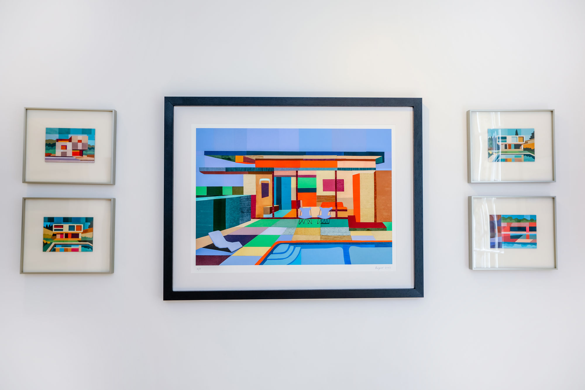 Andy Burgess - Modernism Revisited: Celebrating 20 Years of Architectural Painting with Cynthia Corbett Gallery