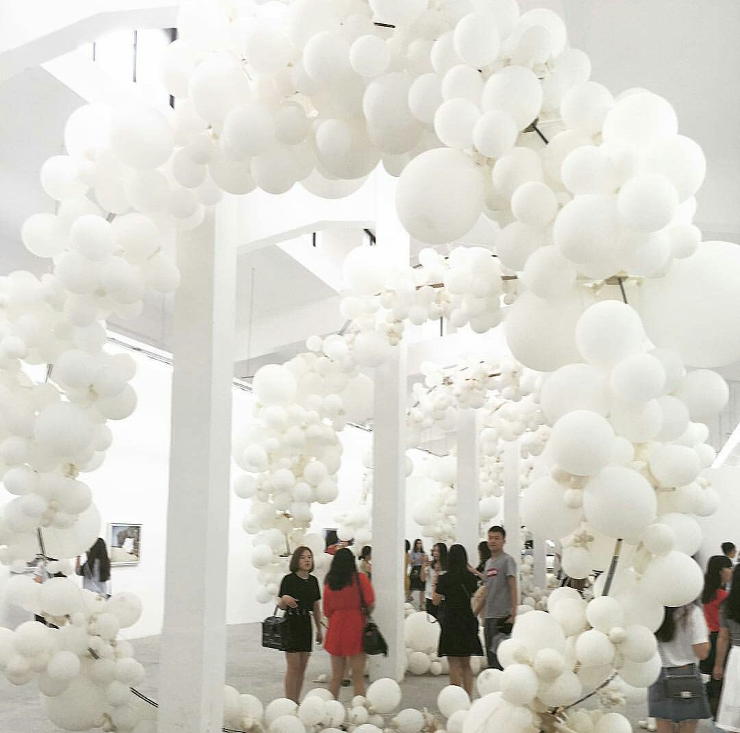 View from Charles Petillon's exhibition at Magda Danysz Gallery in Shanghai