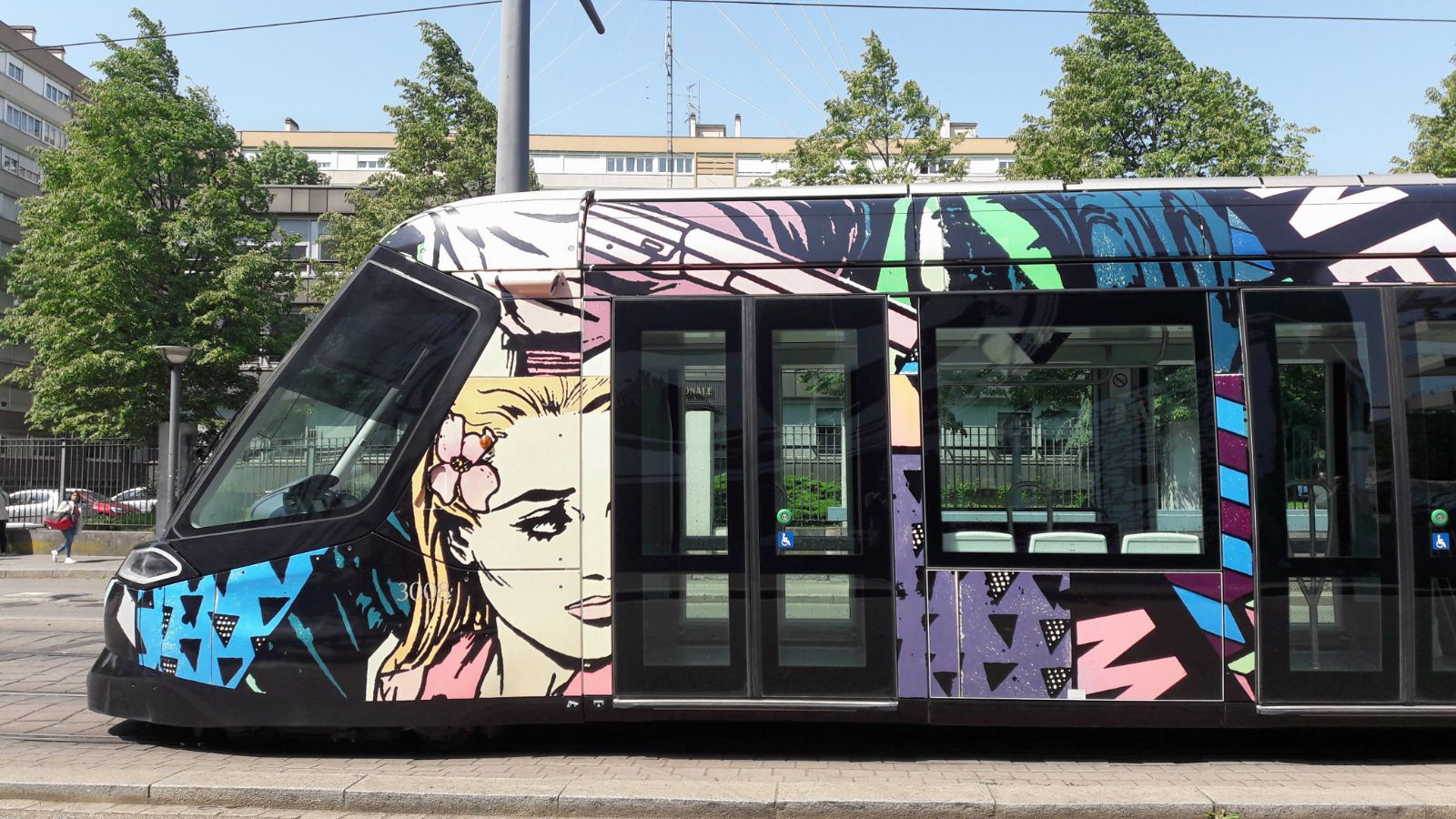 Faile, Public commision on the Strasbourg city tramway, 2018