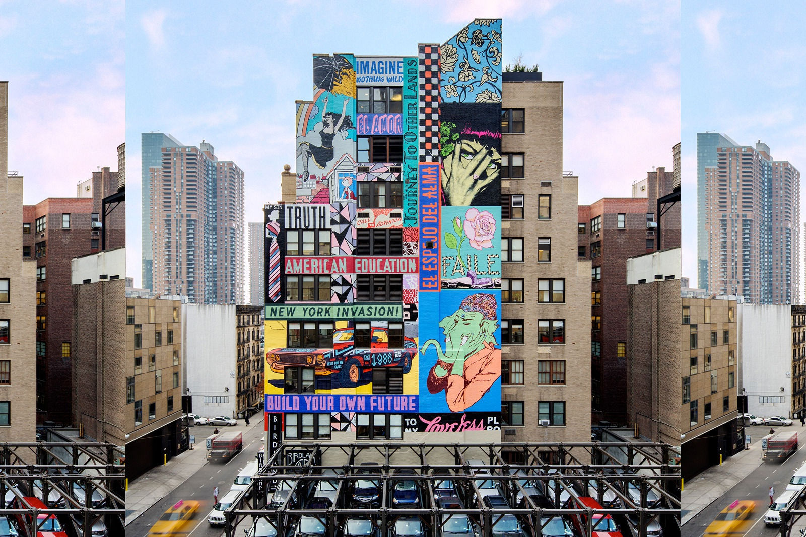 Faile, The Plant building, West 44th, New York, 2014