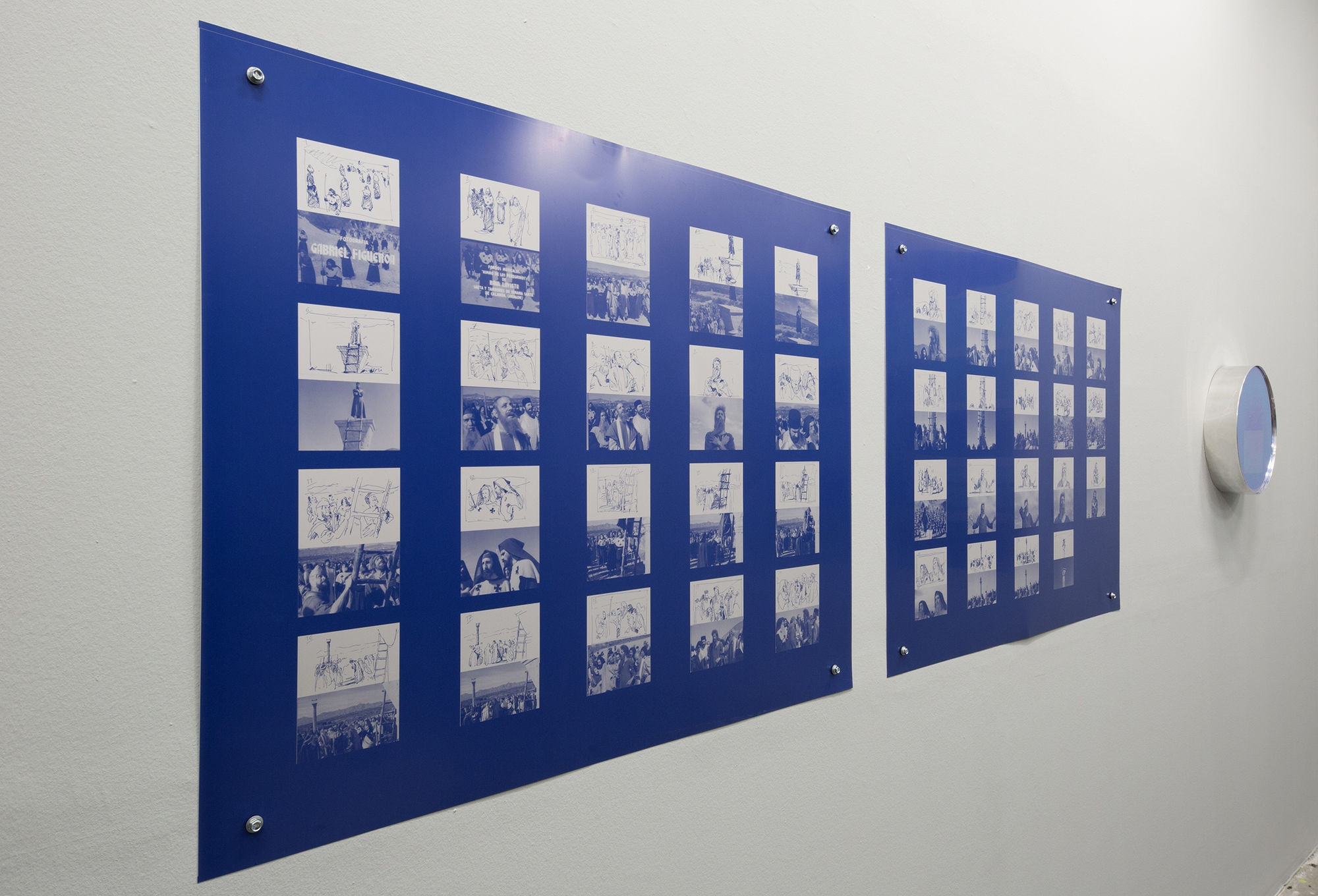 Installation View of Synaptic Cleft a solo presentation of works by Block .