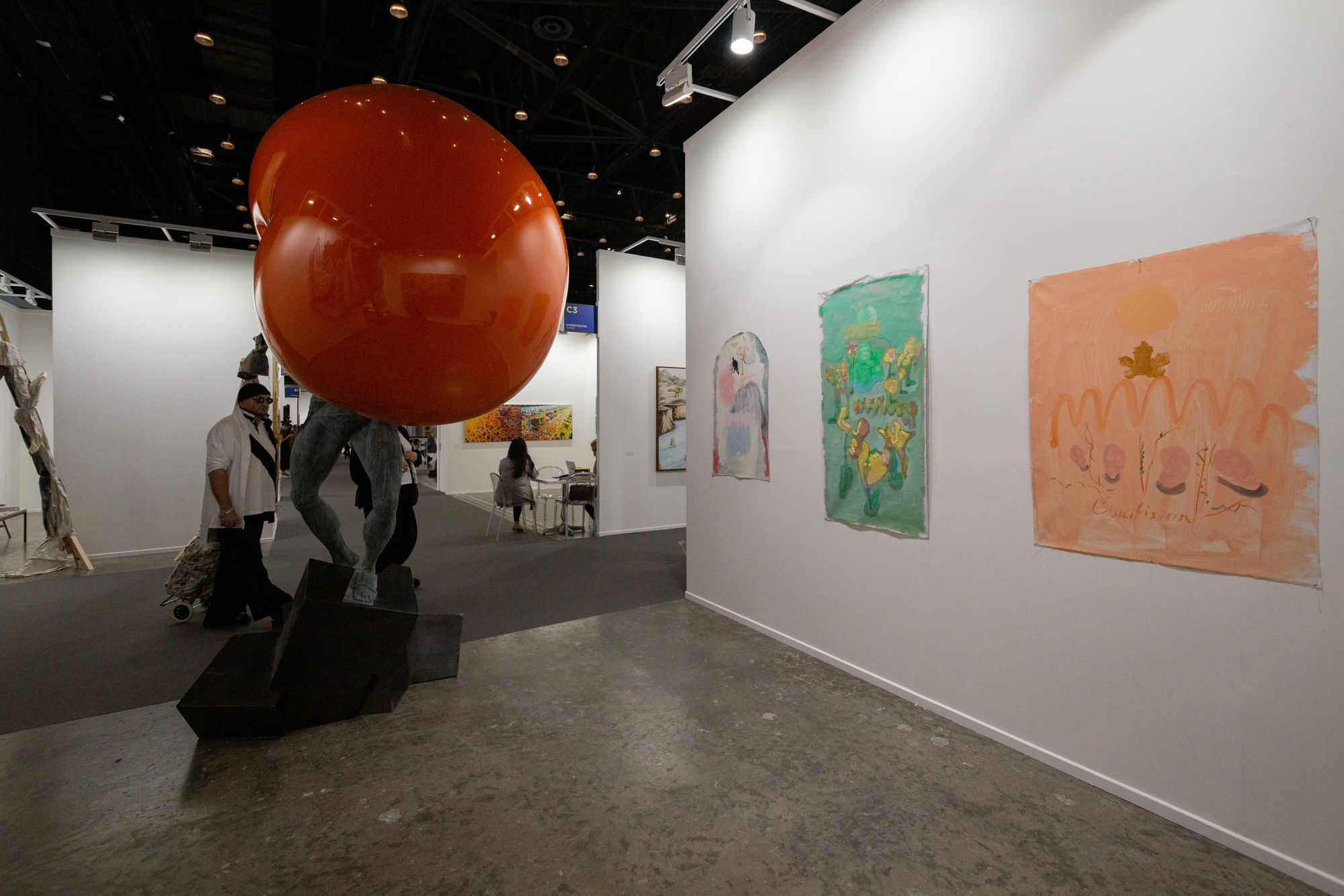 Installation View of Dastan's Booth at Art Dubai 2019.