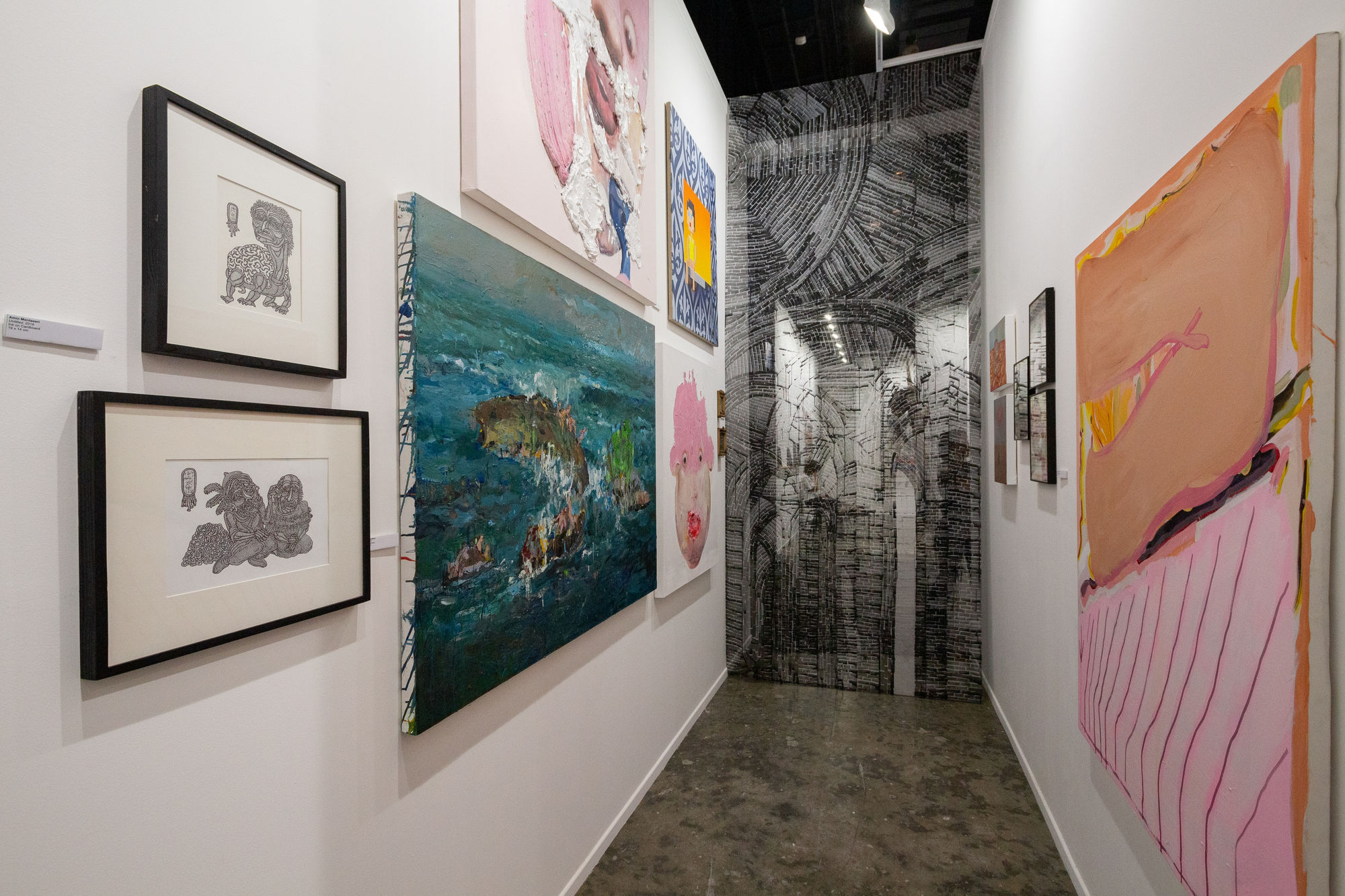 Installation View of Dastan's Booth at Art Dubai 2019.