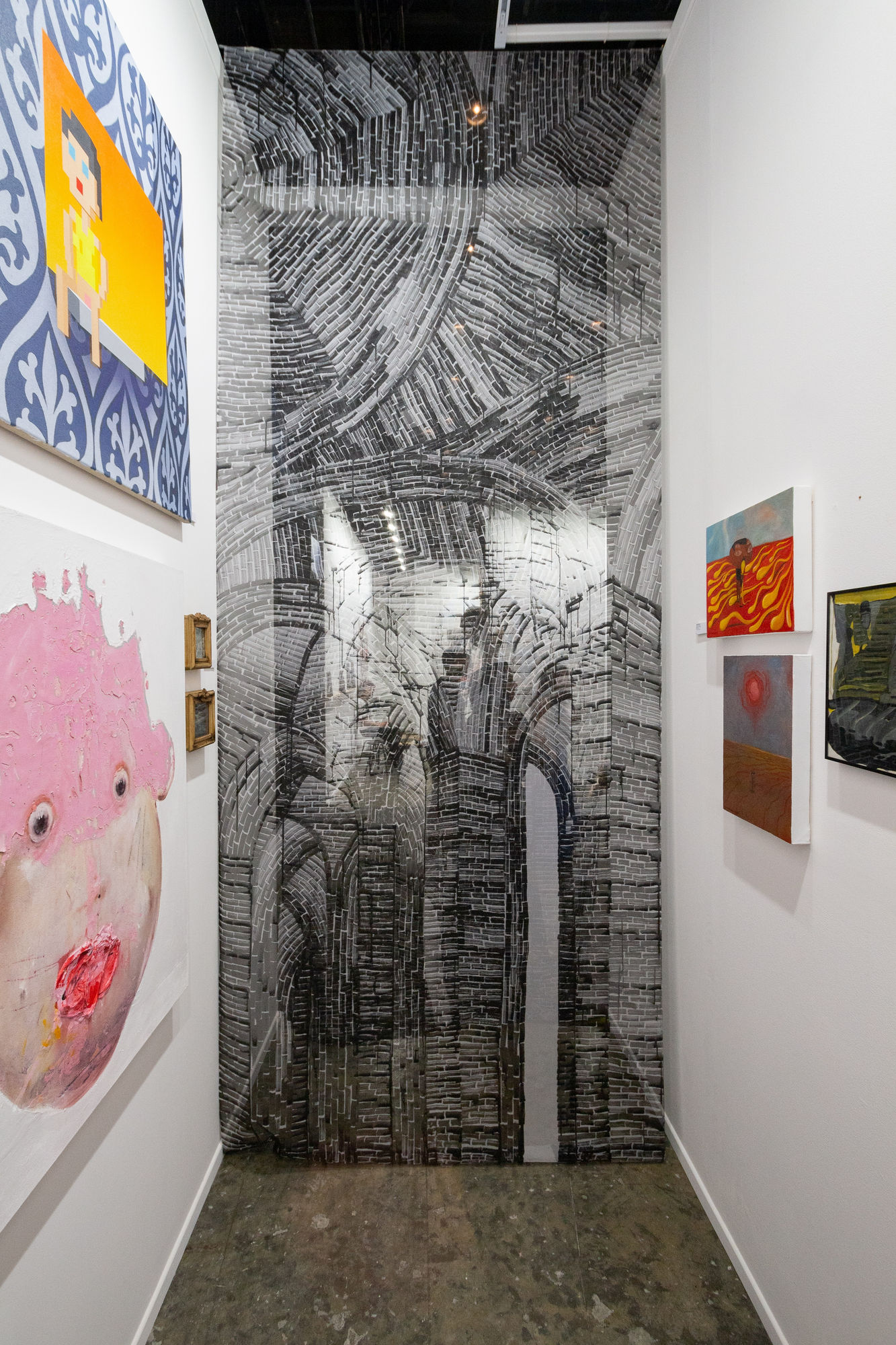 Installation View of Dastan's Booth at Art Dubai 2019.