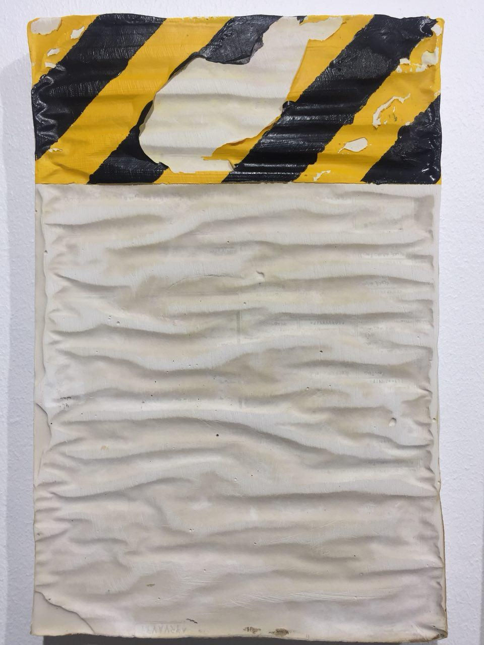 Untitled, 2017 Acrylic , Spray Paint on Canvas 30 x 20 cm