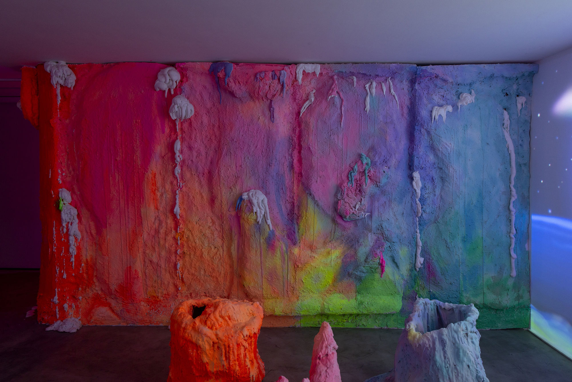 Installation View of Over There a solo presentation of works by Taba & Shooki.