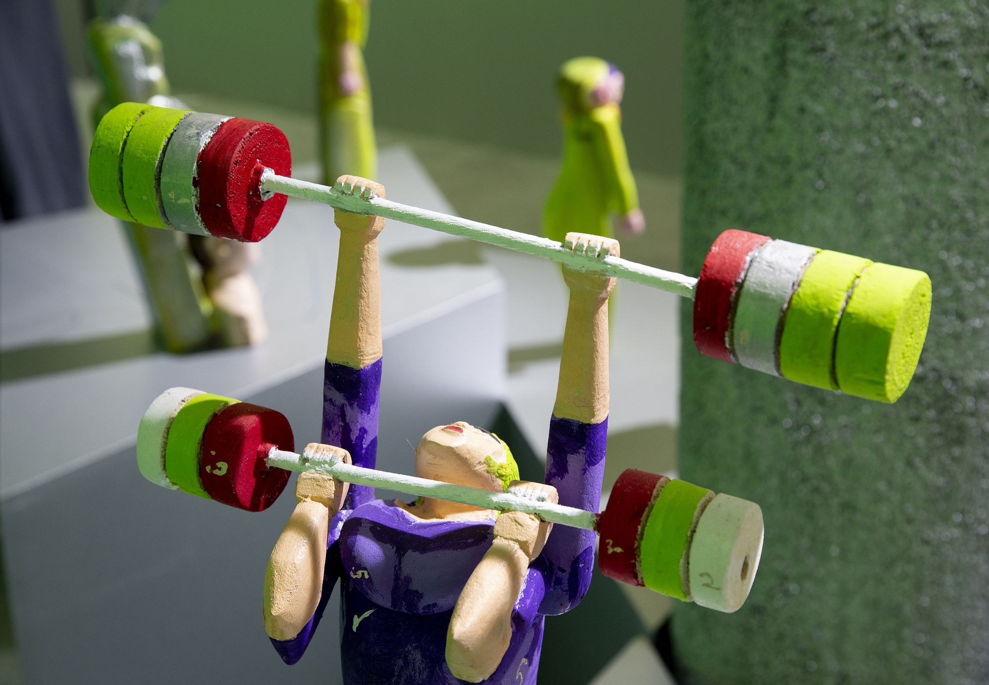 Installation View of Aliens VS Gorillas a solo presentation of works by Amir Kamand.