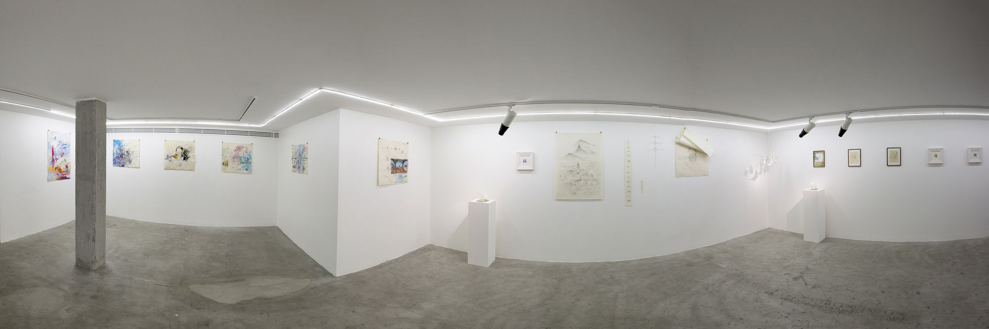 Installation View of If for a Moment a solo presentation of works by Ojan Zargarbashi.