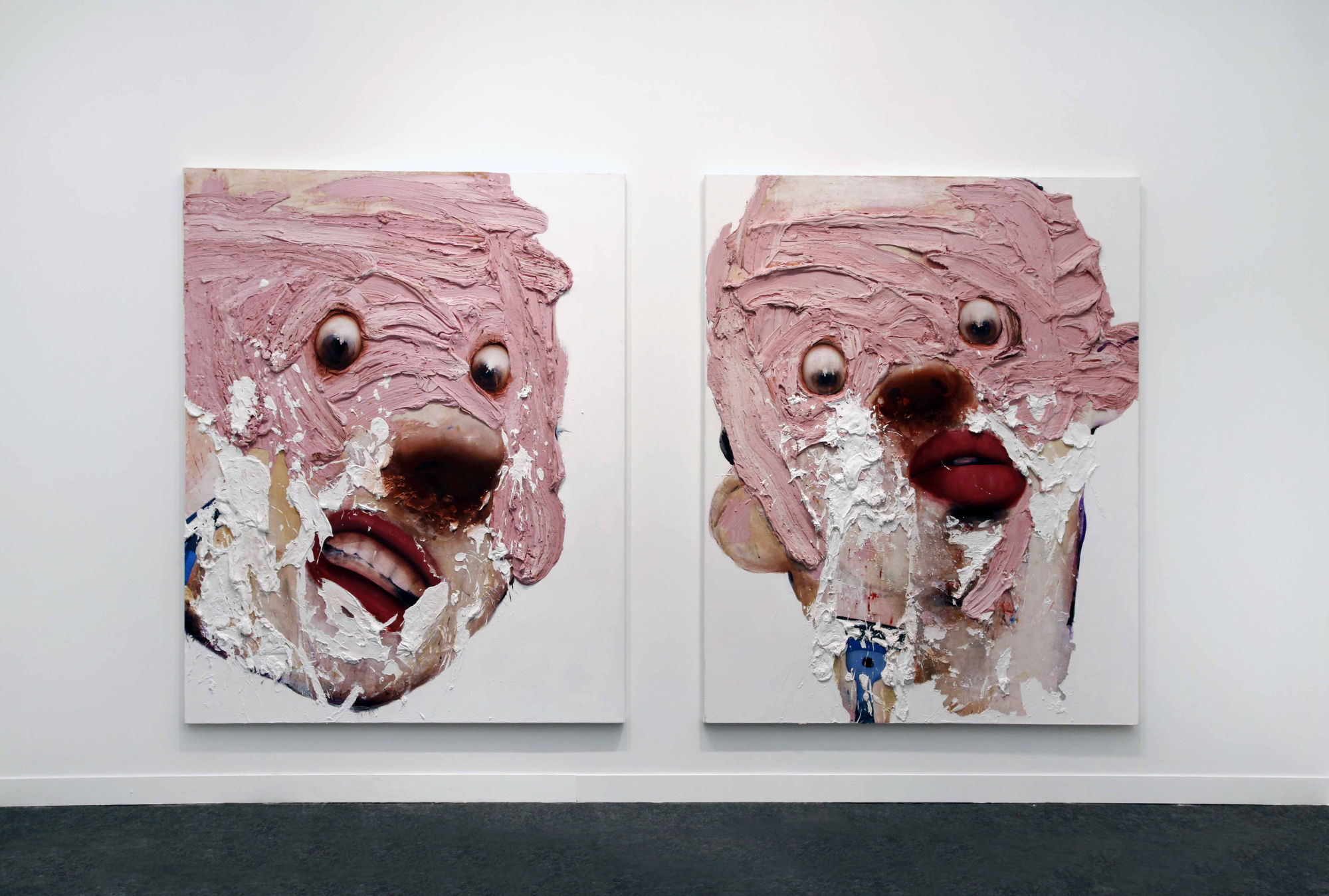 Installation view of Dastan's Basement booth at Fiac 2021.